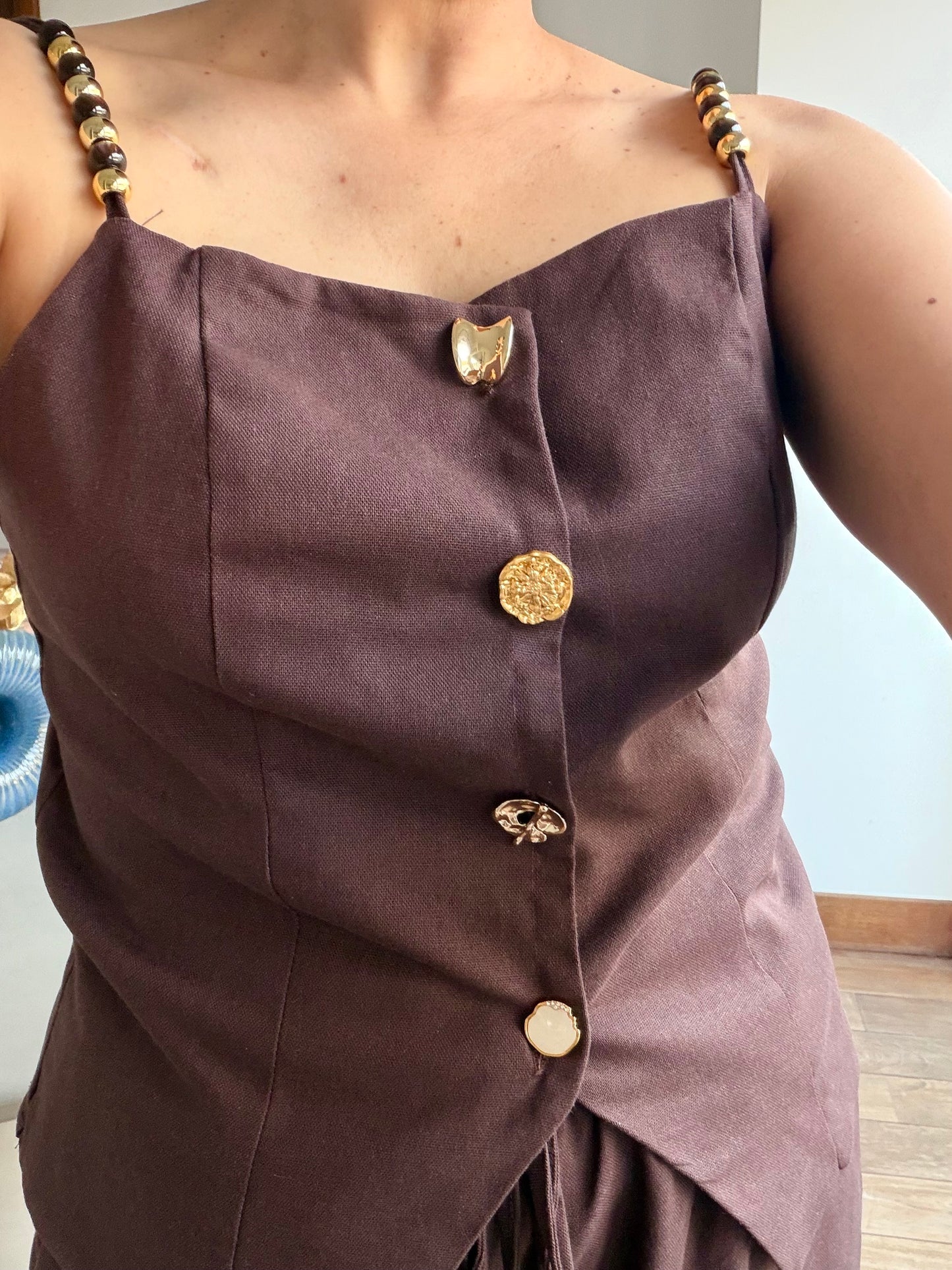 Ensemble  Jamy  marron