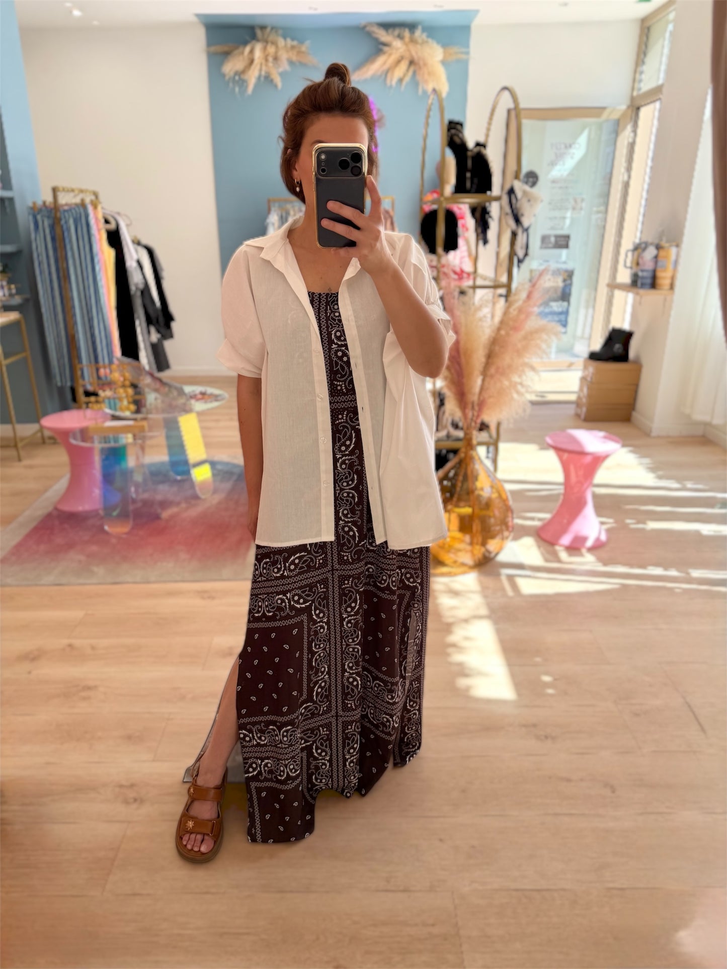 Robe Bandana marron