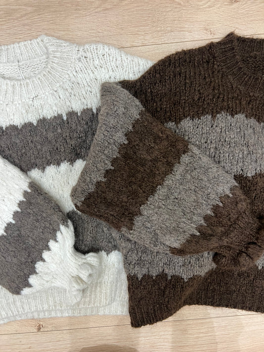 Pull beige Yvette
