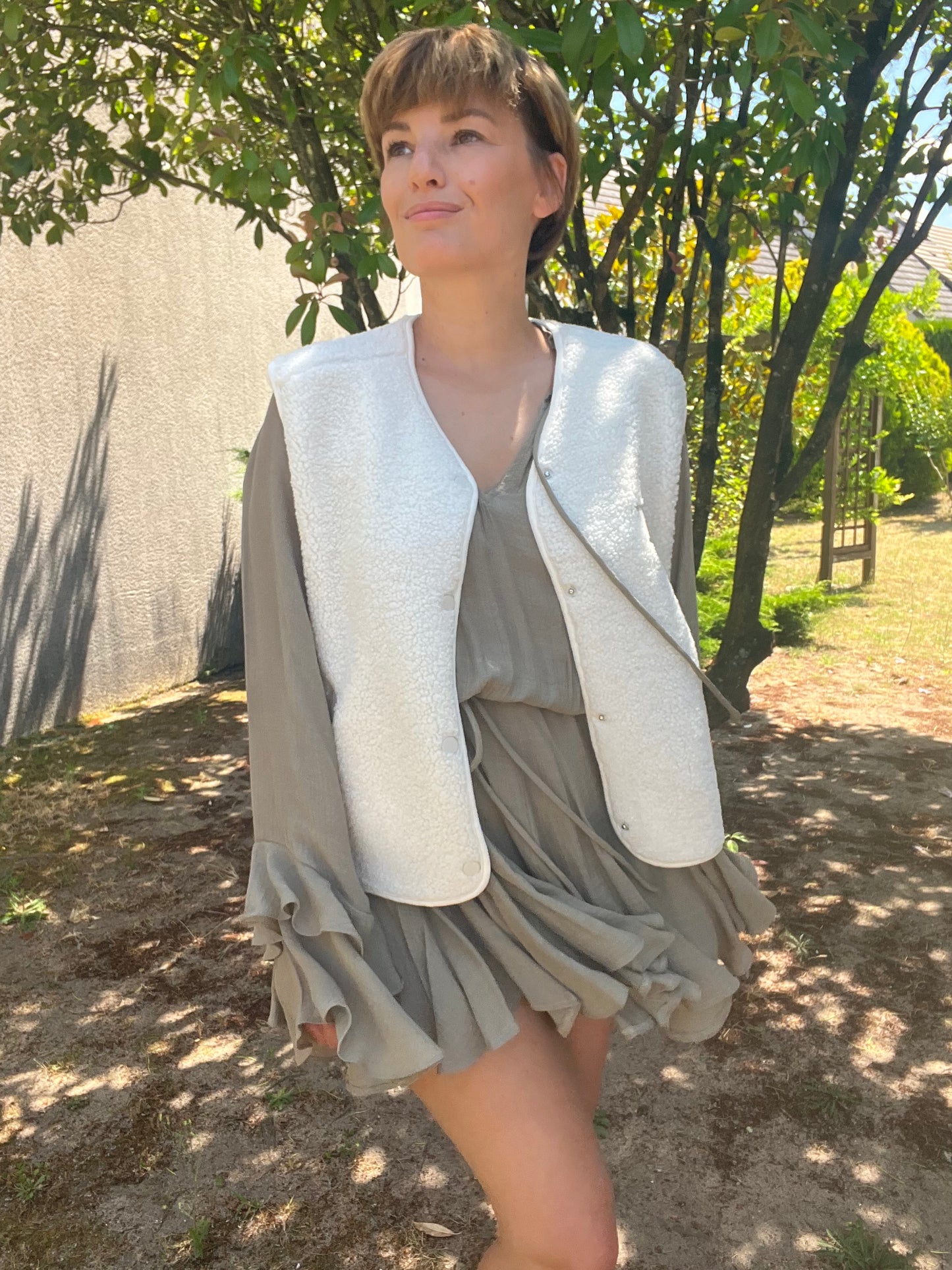 Robe Joséphine kaki