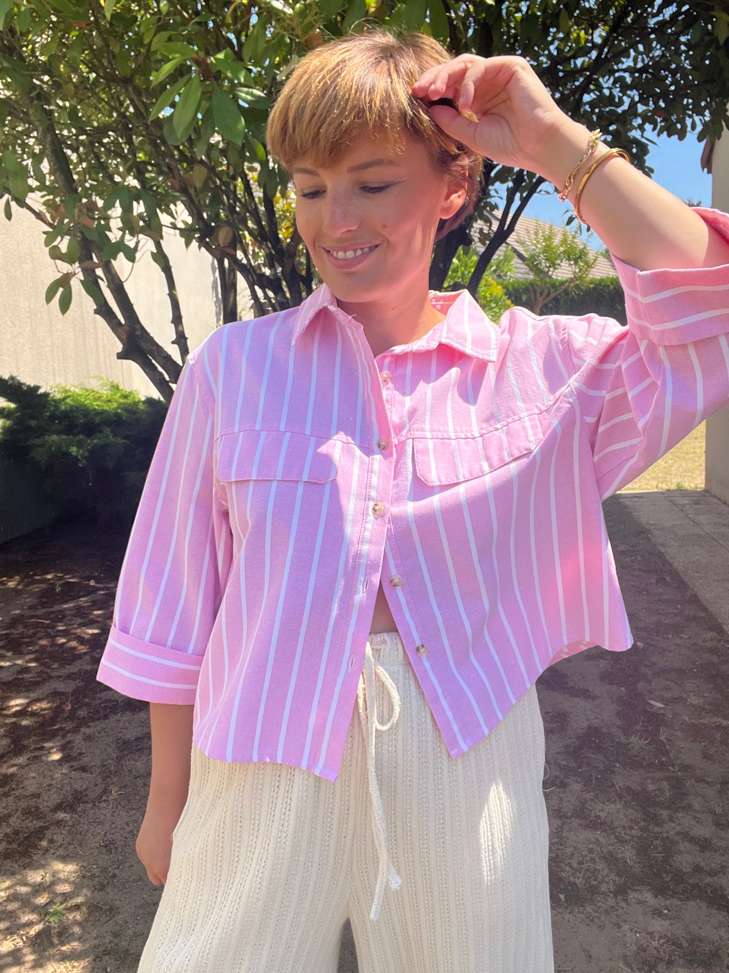 Chemise Louison Rose