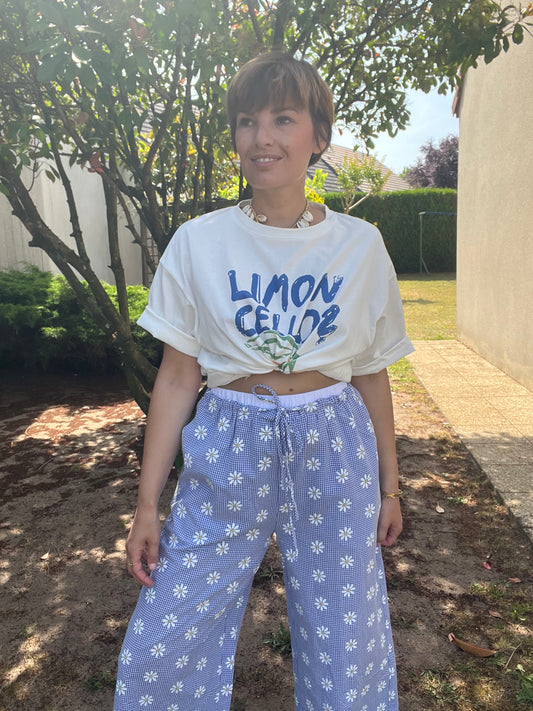 Pantalon fleurie