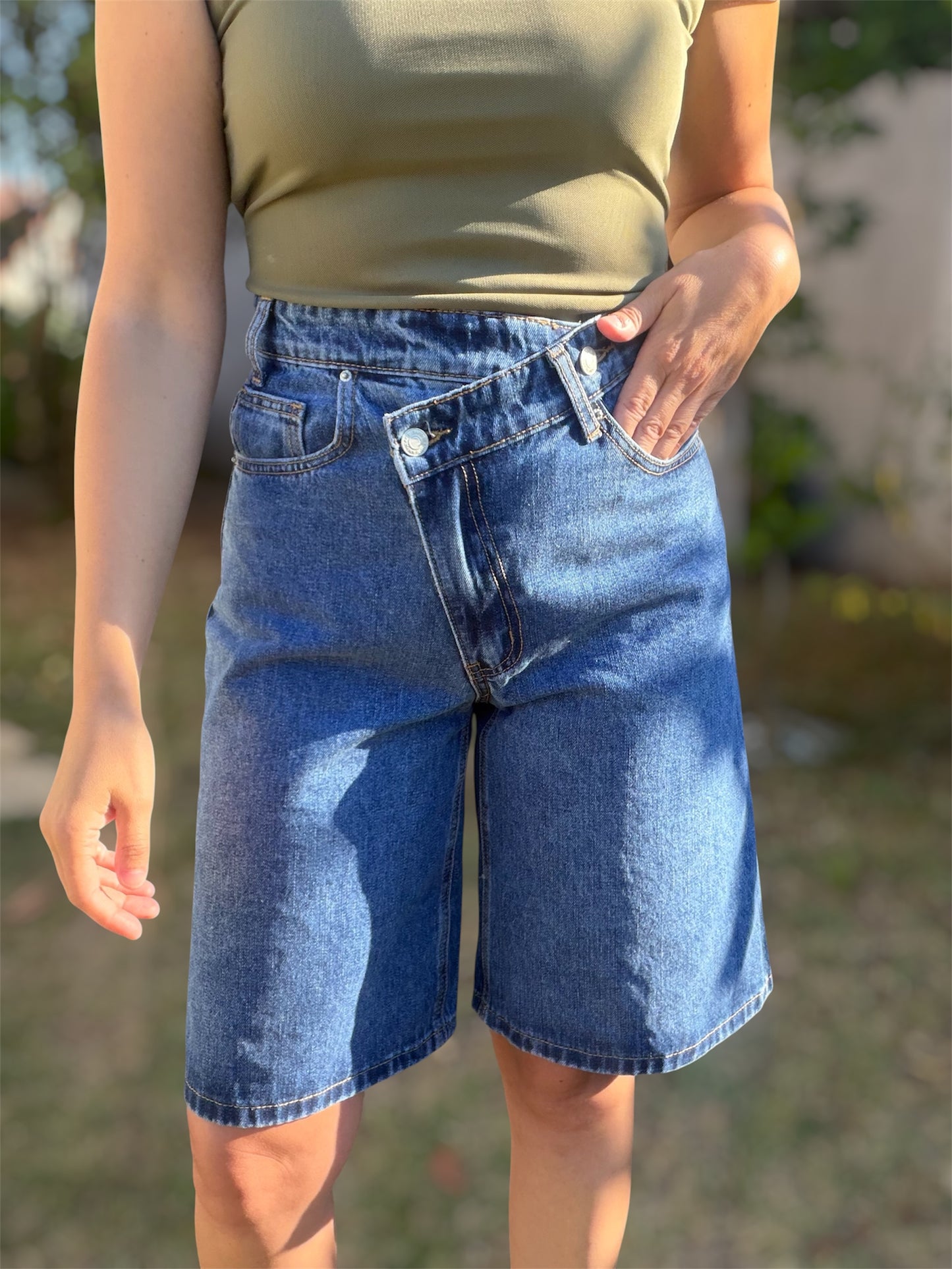 Bermuda jeans Loïs
