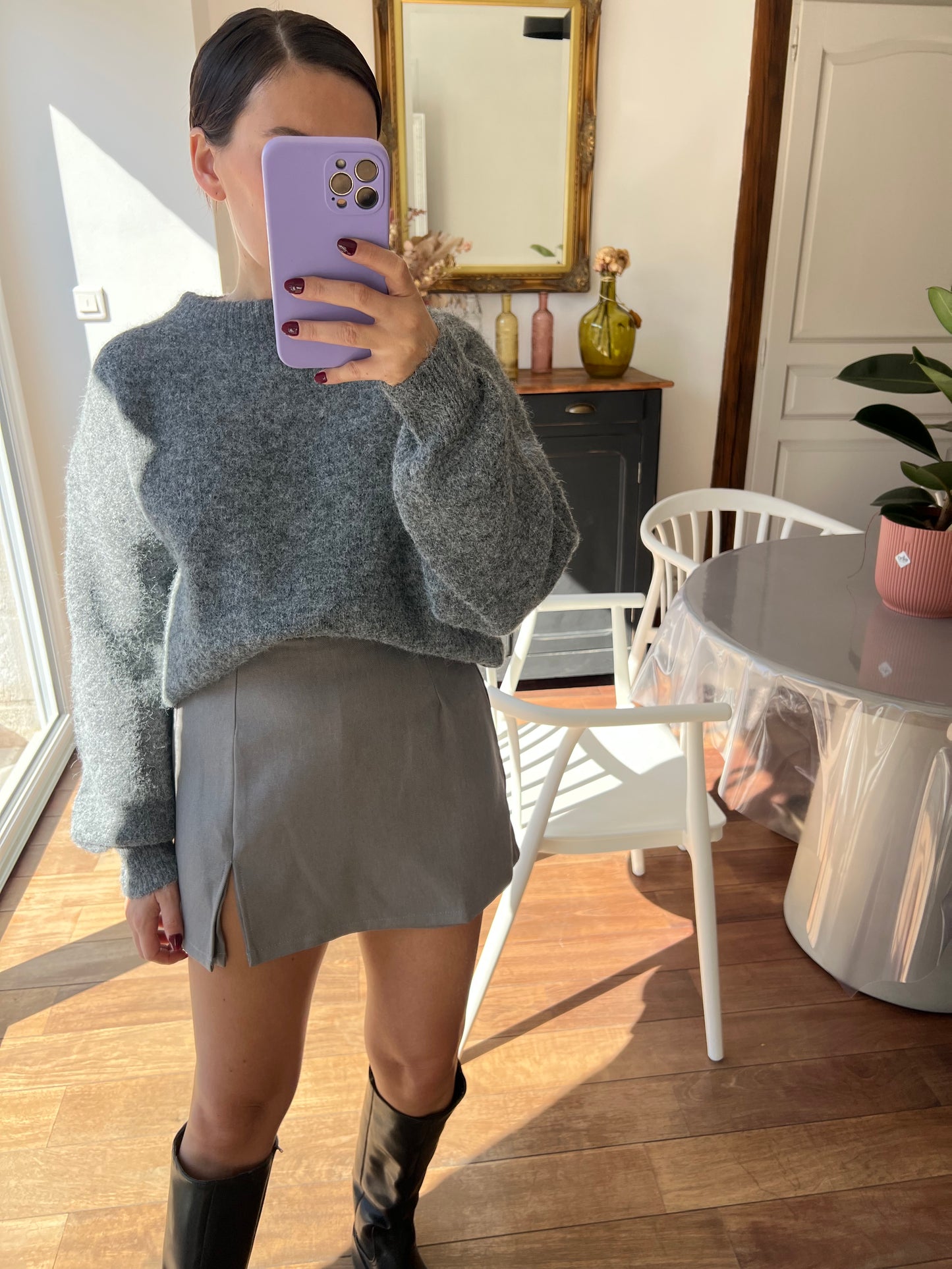 Pull gris Henriette