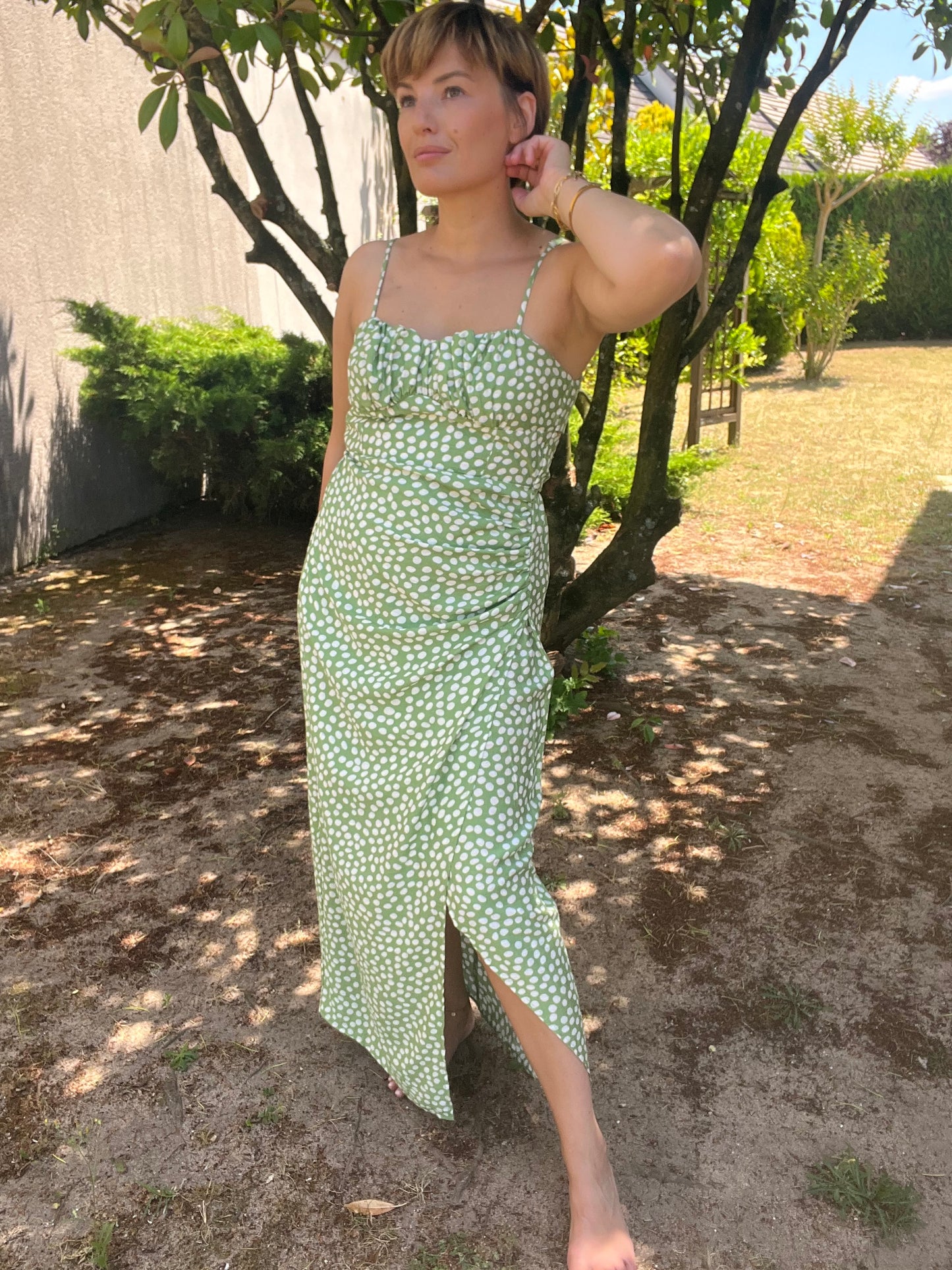 Robe Julia verte