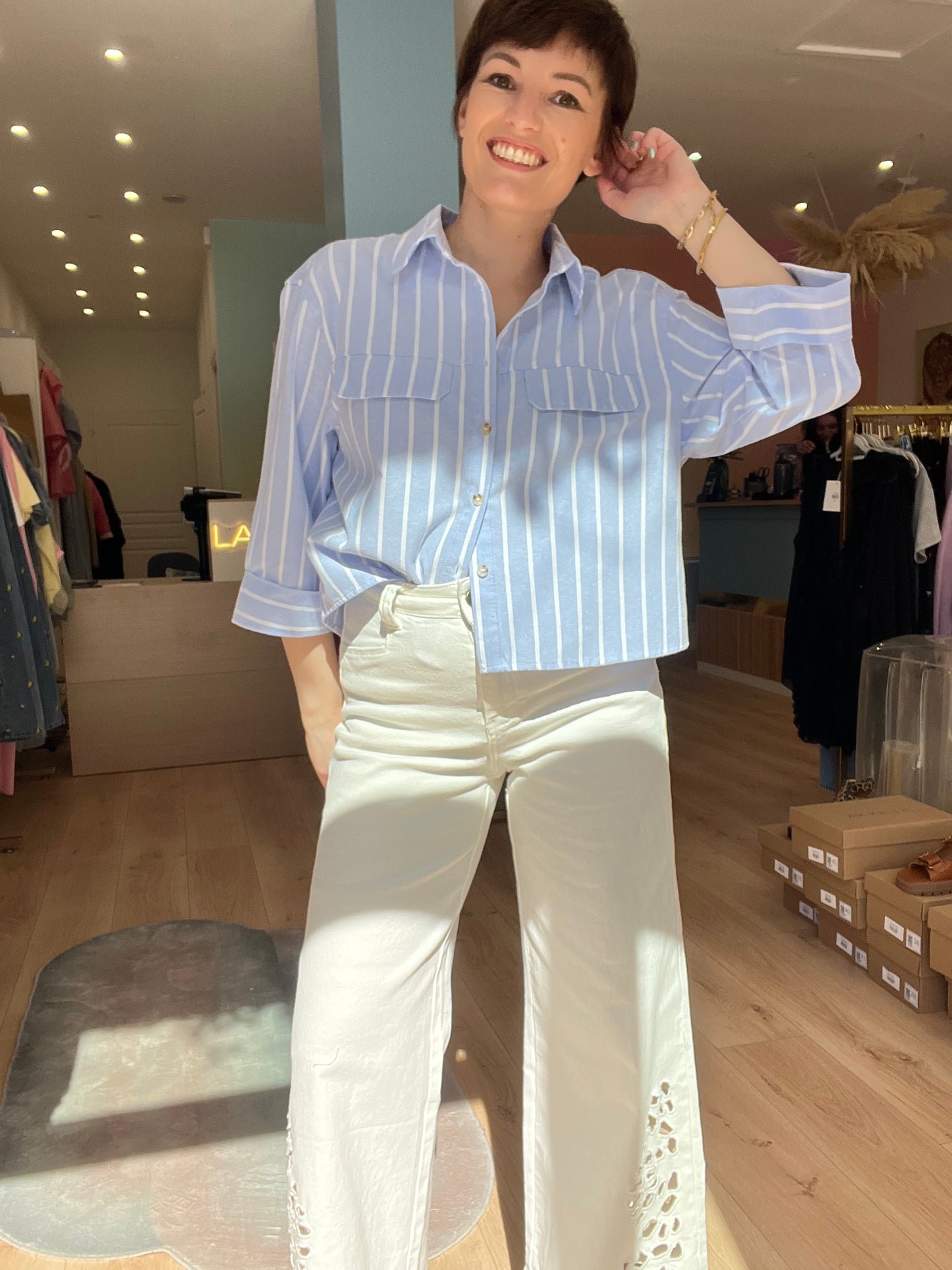 Chemise Louison bleue