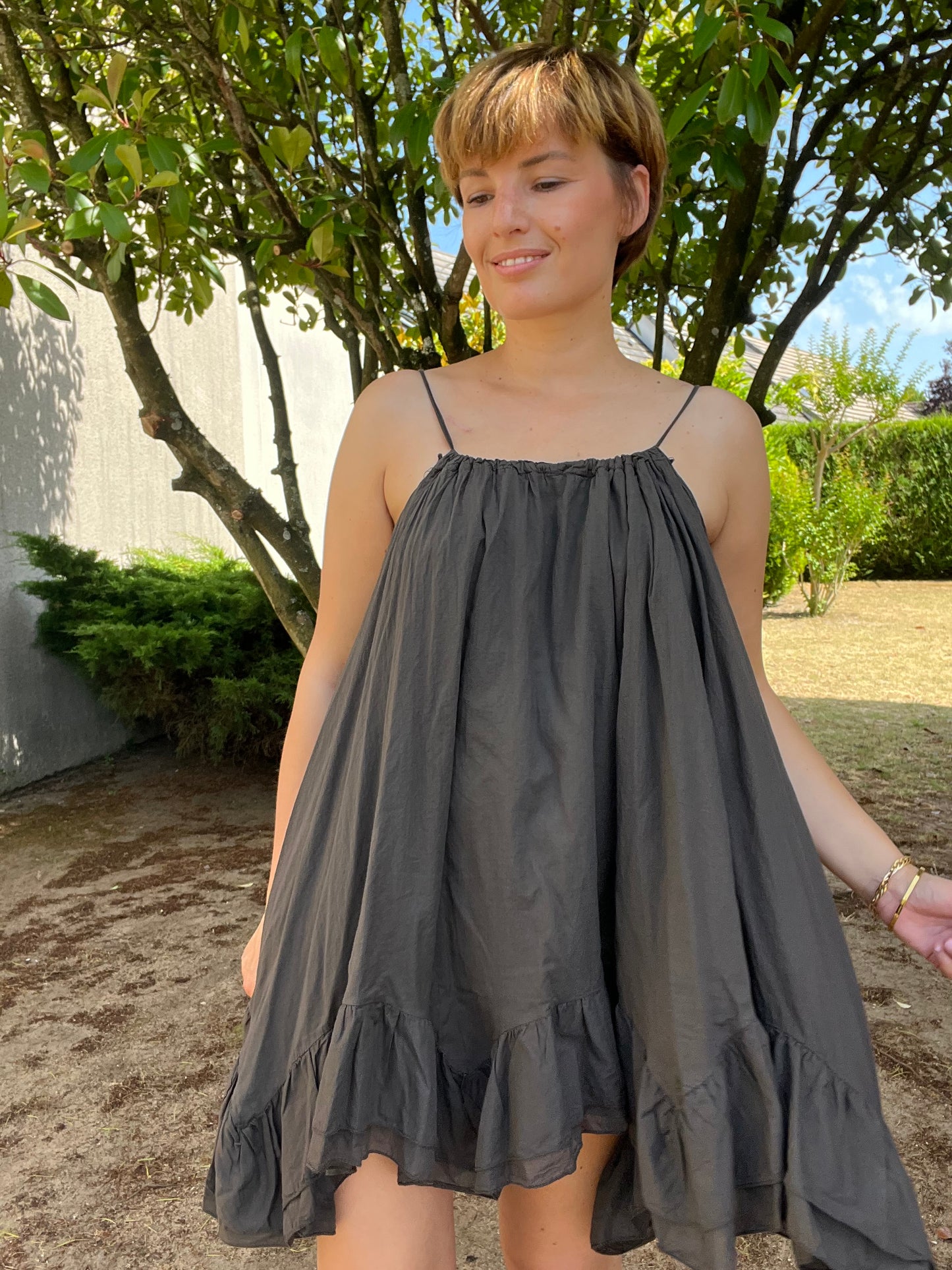 Robe Lyra marron