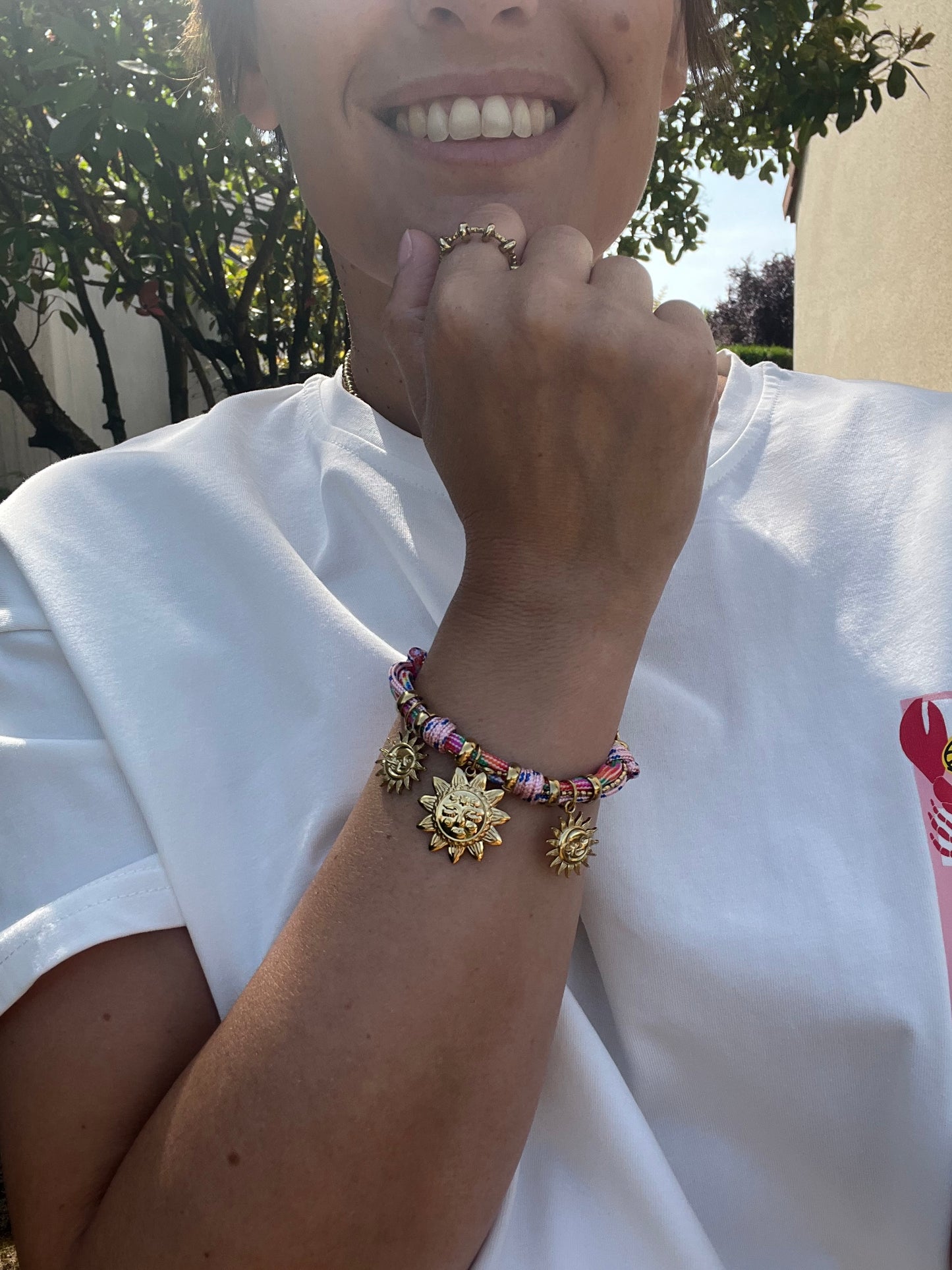 Bracelet Brilla rose