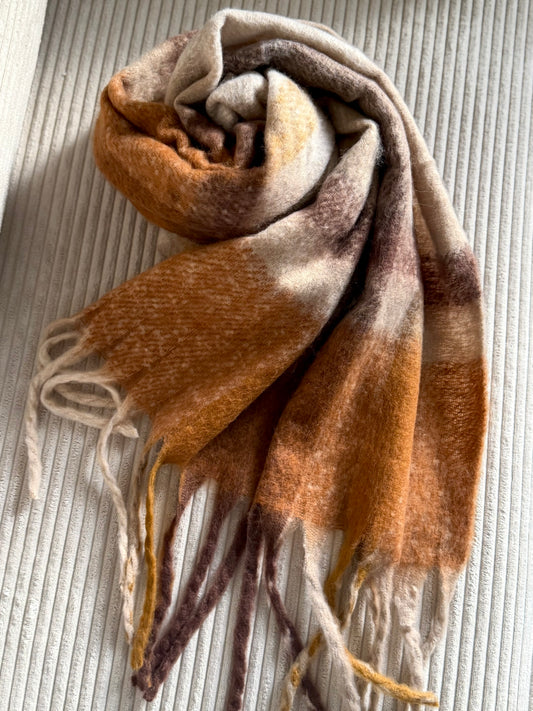 Écharpe lungo beige