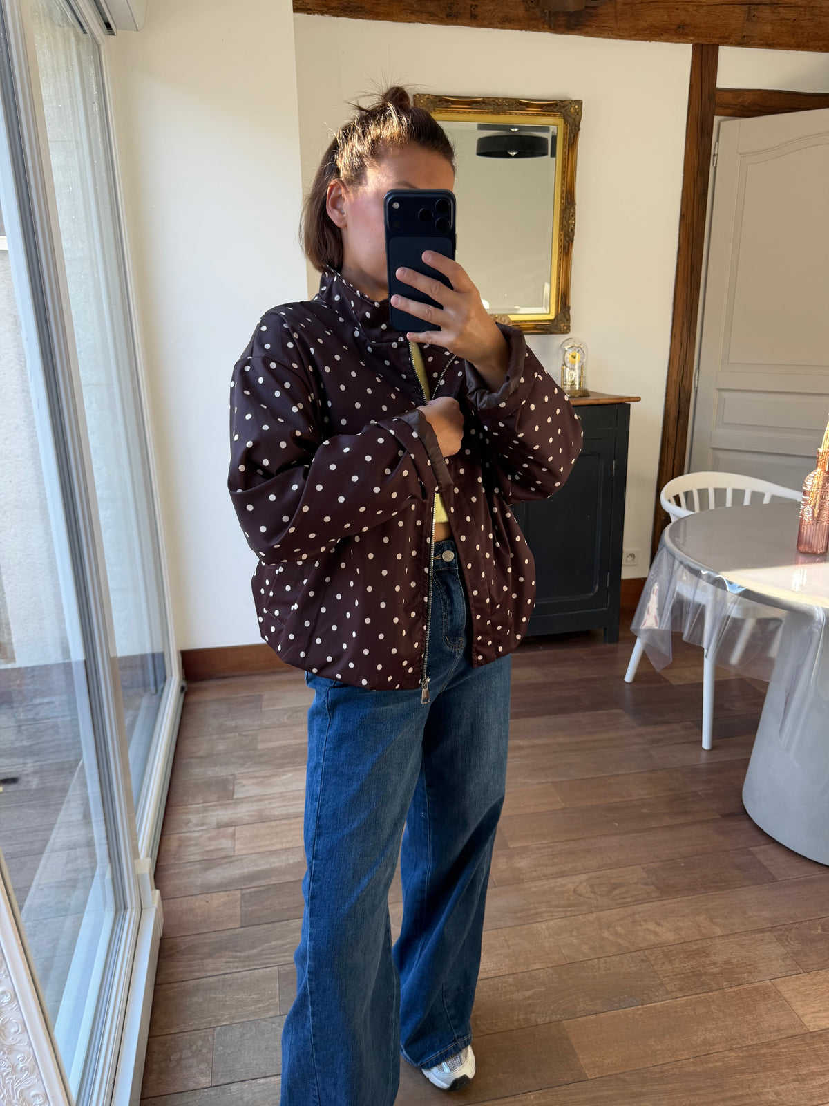 Veste César marron