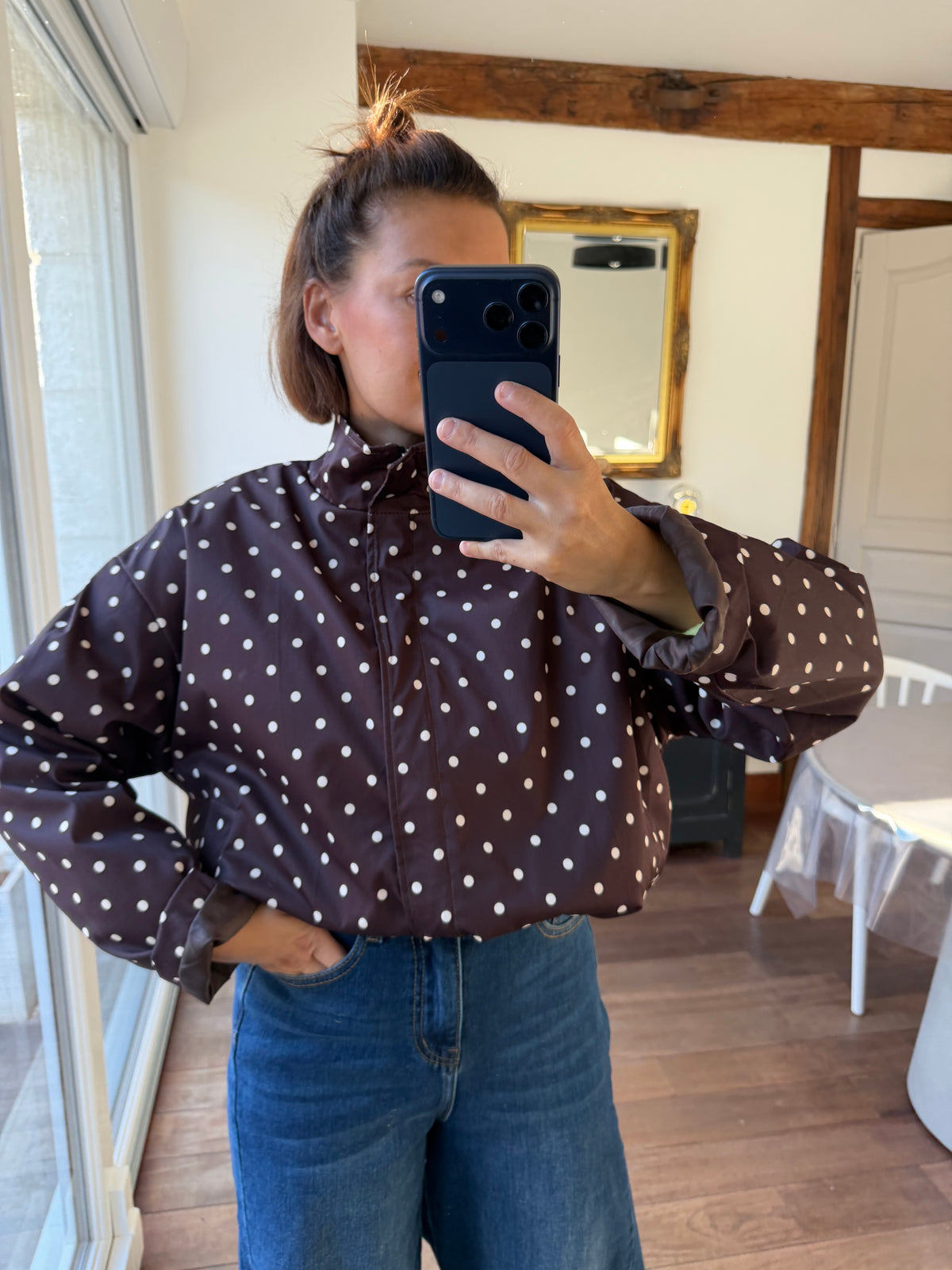 Veste César marron