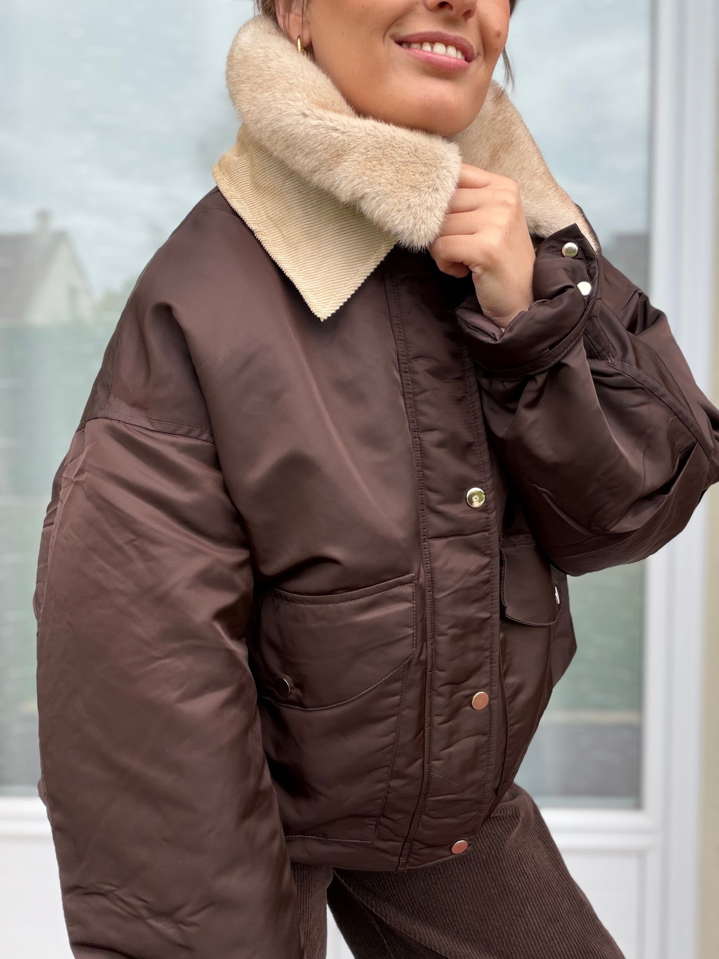 Manteau Nova chocolat