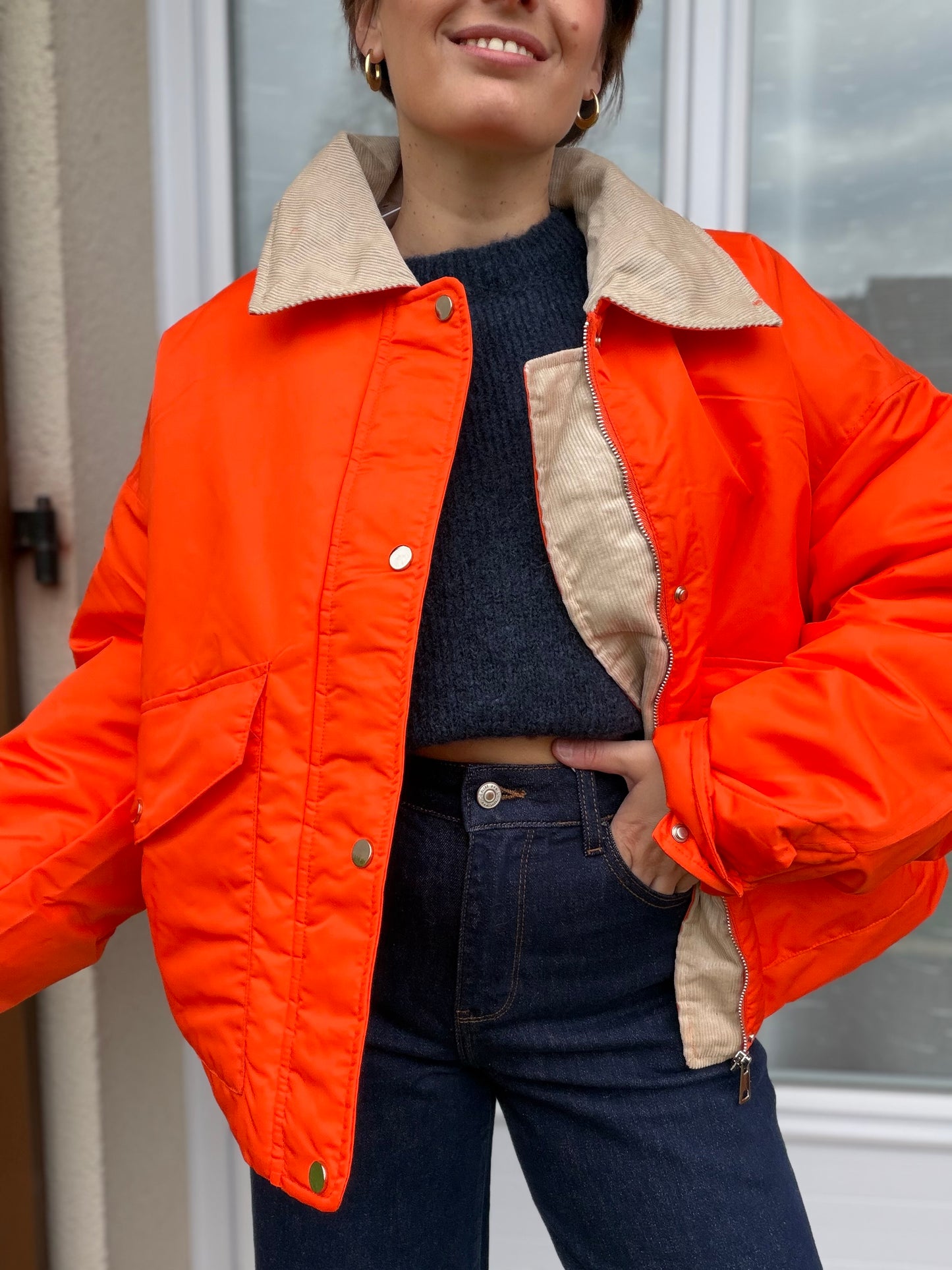 Manteau Nova orange
