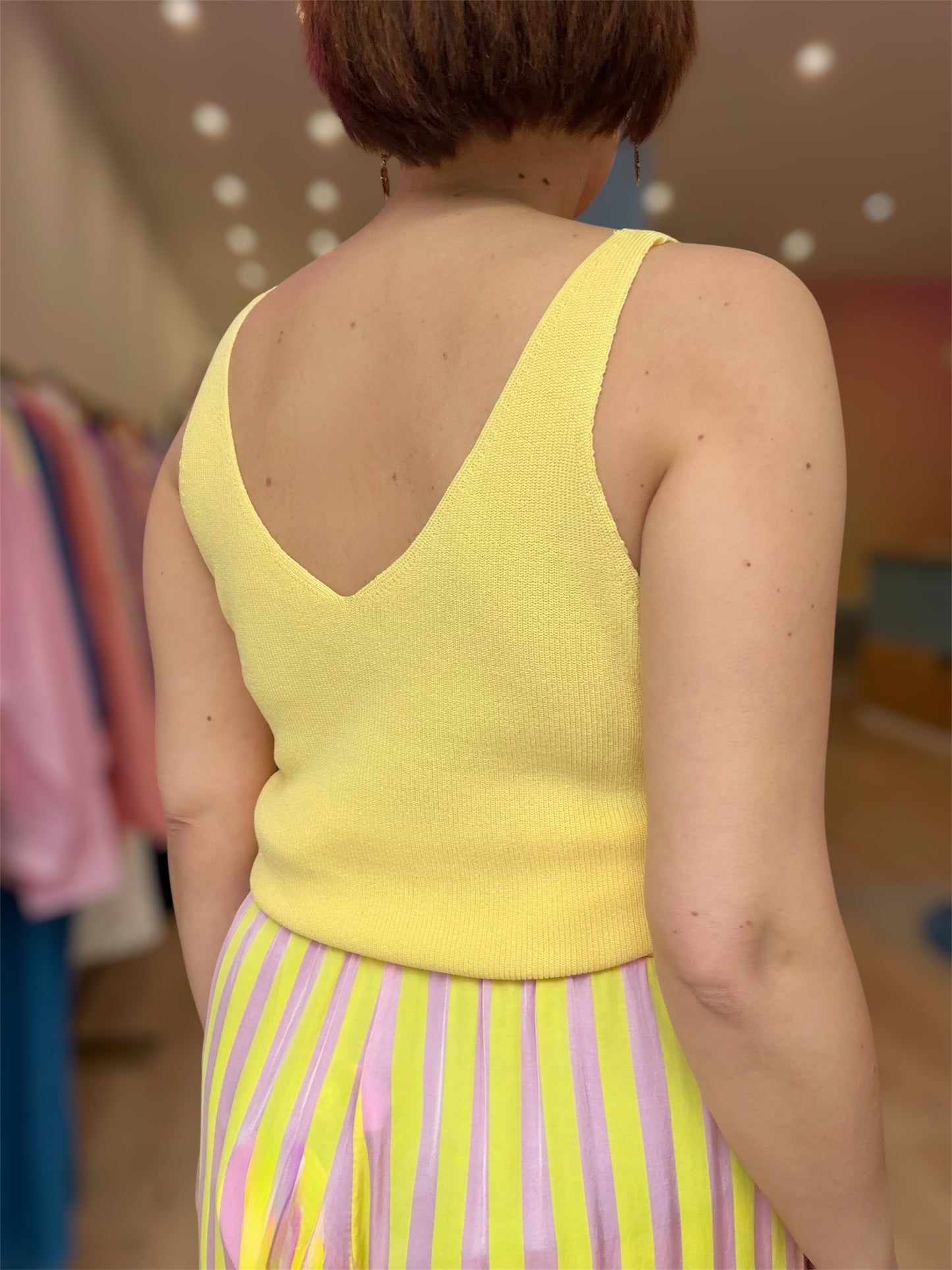 Top Yse  jaune