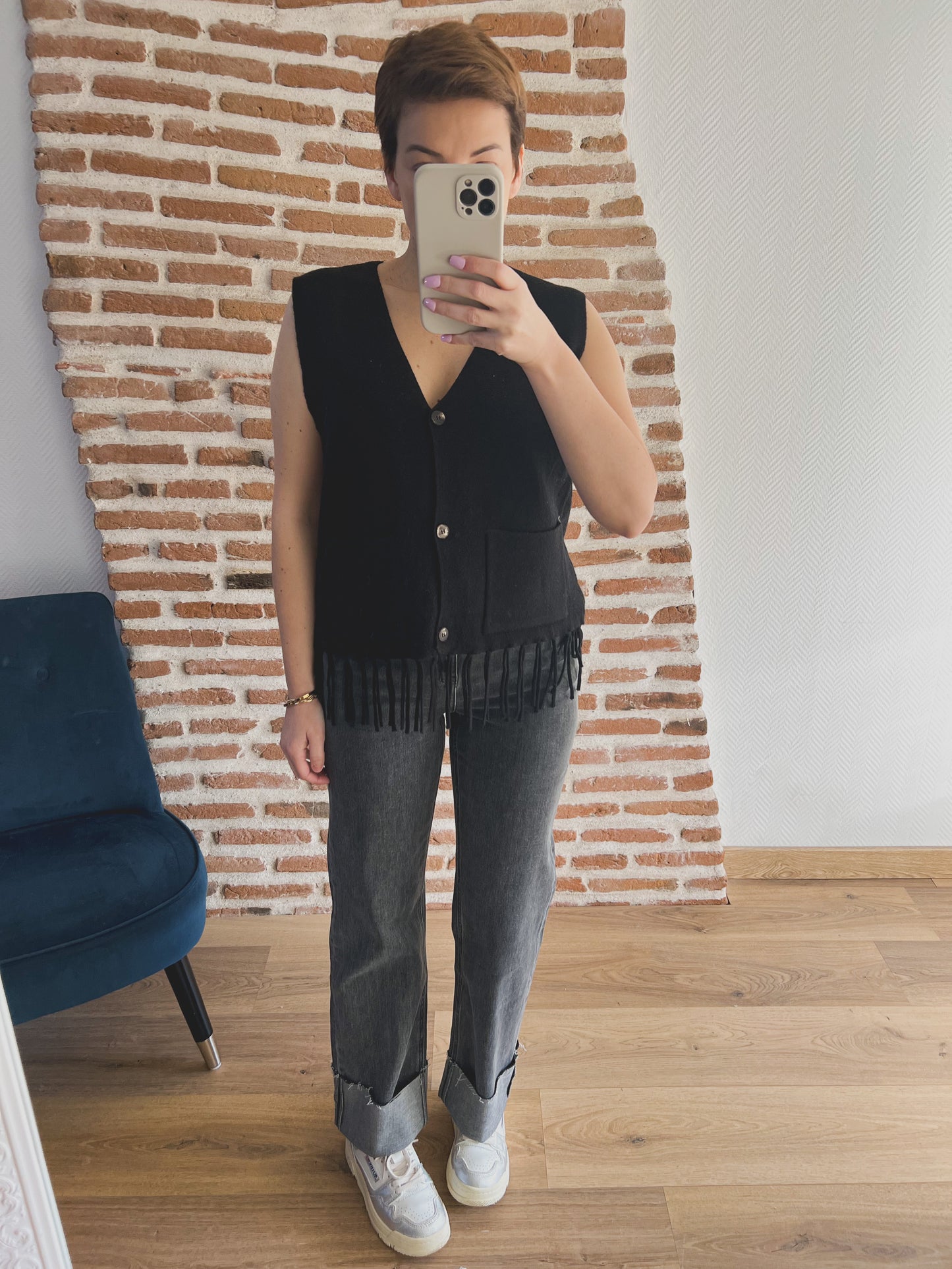 GILET SASHA NOIR