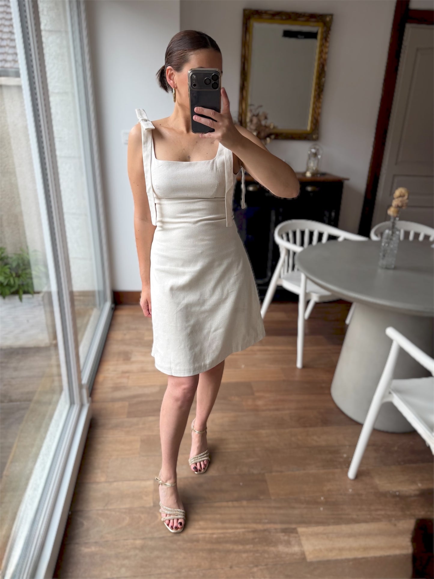 Robe Amélia Beige