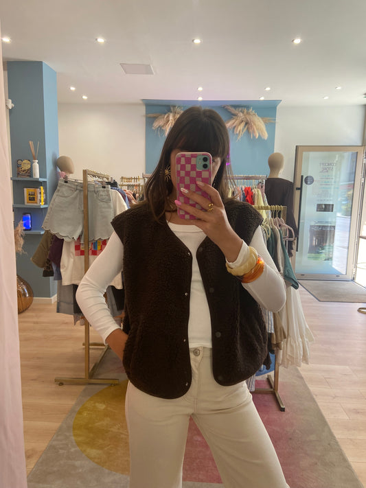 Gilet Barry marron