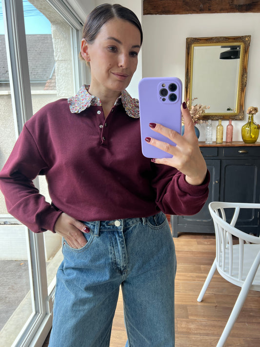 Sweat Huguette Bordeaux