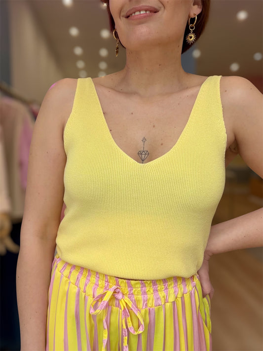 Top Yse  jaune