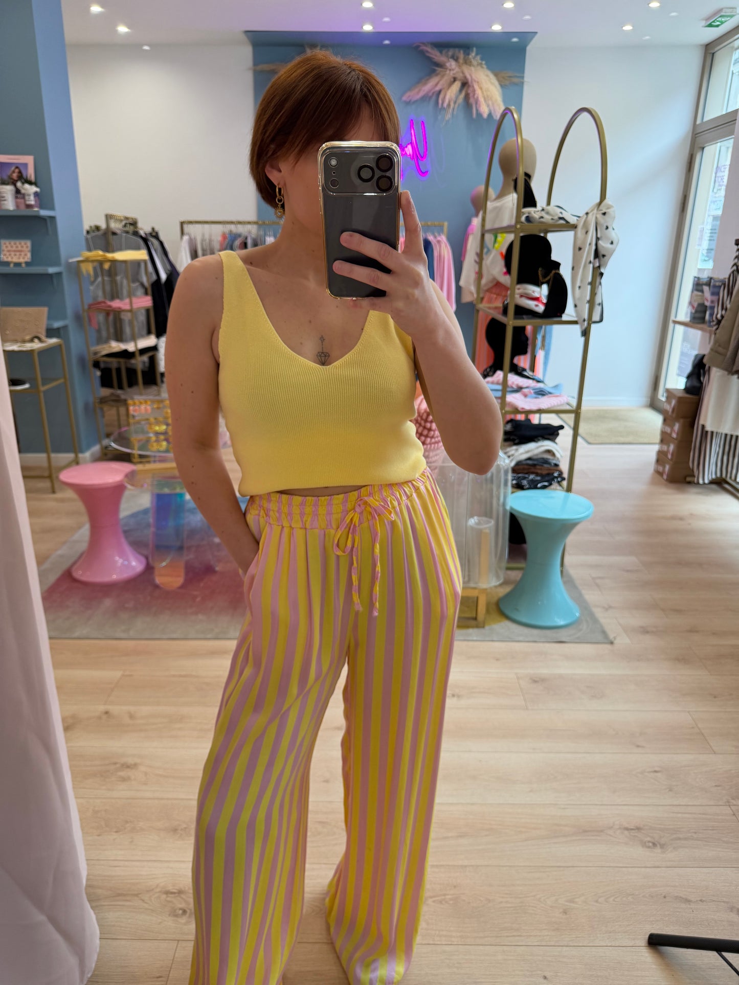 Top Yse  jaune