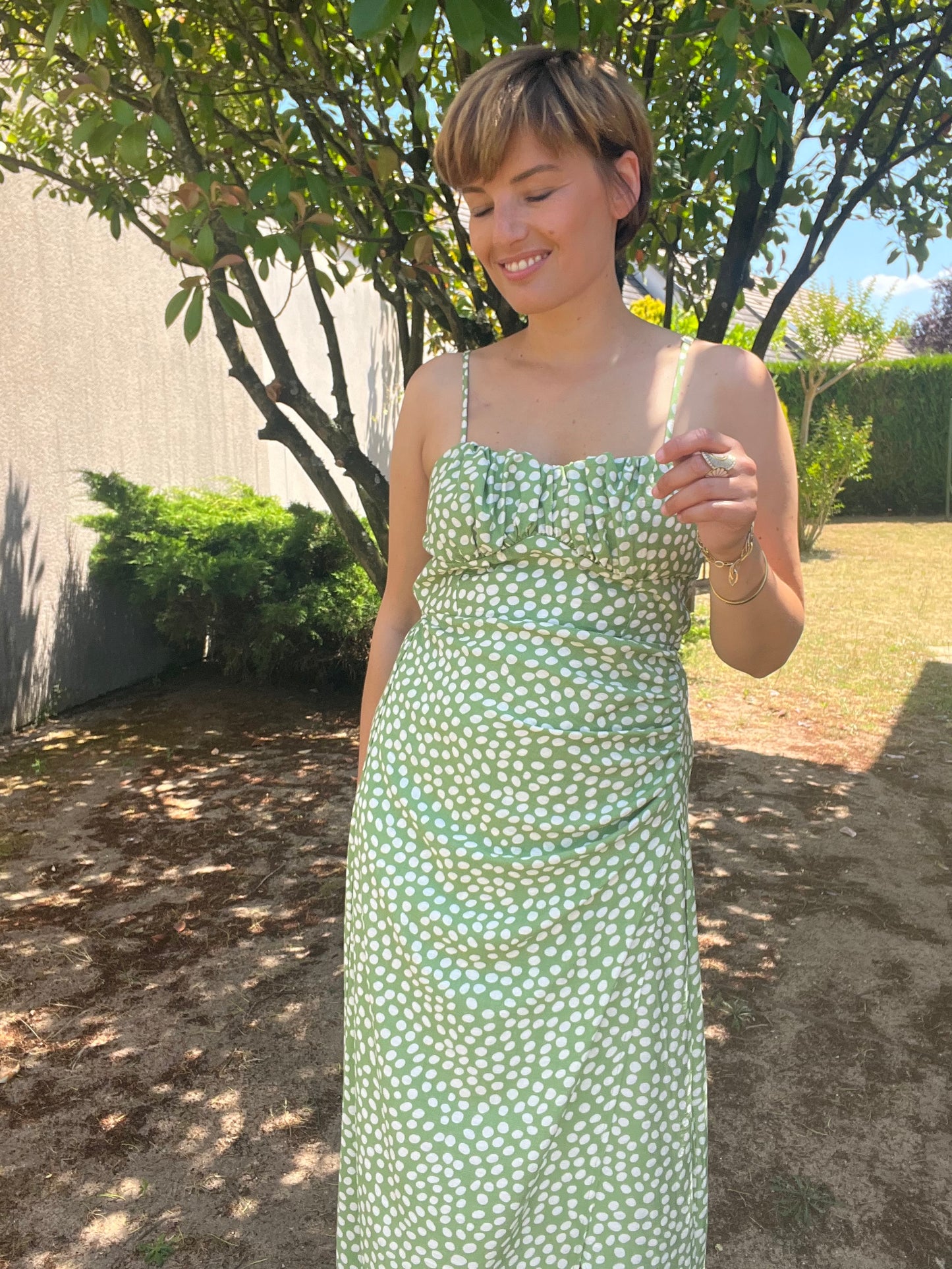 Robe Julia verte