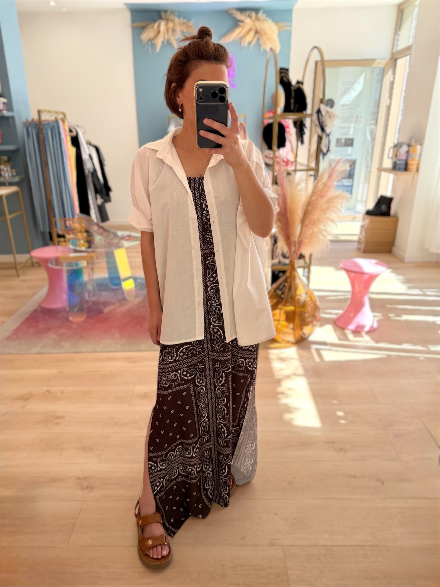 Robe Bandana marron