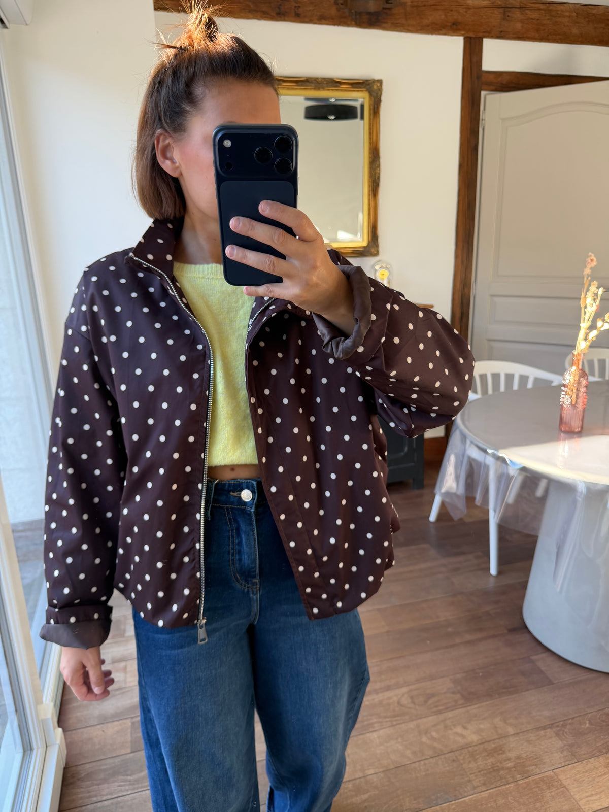 Veste César marron