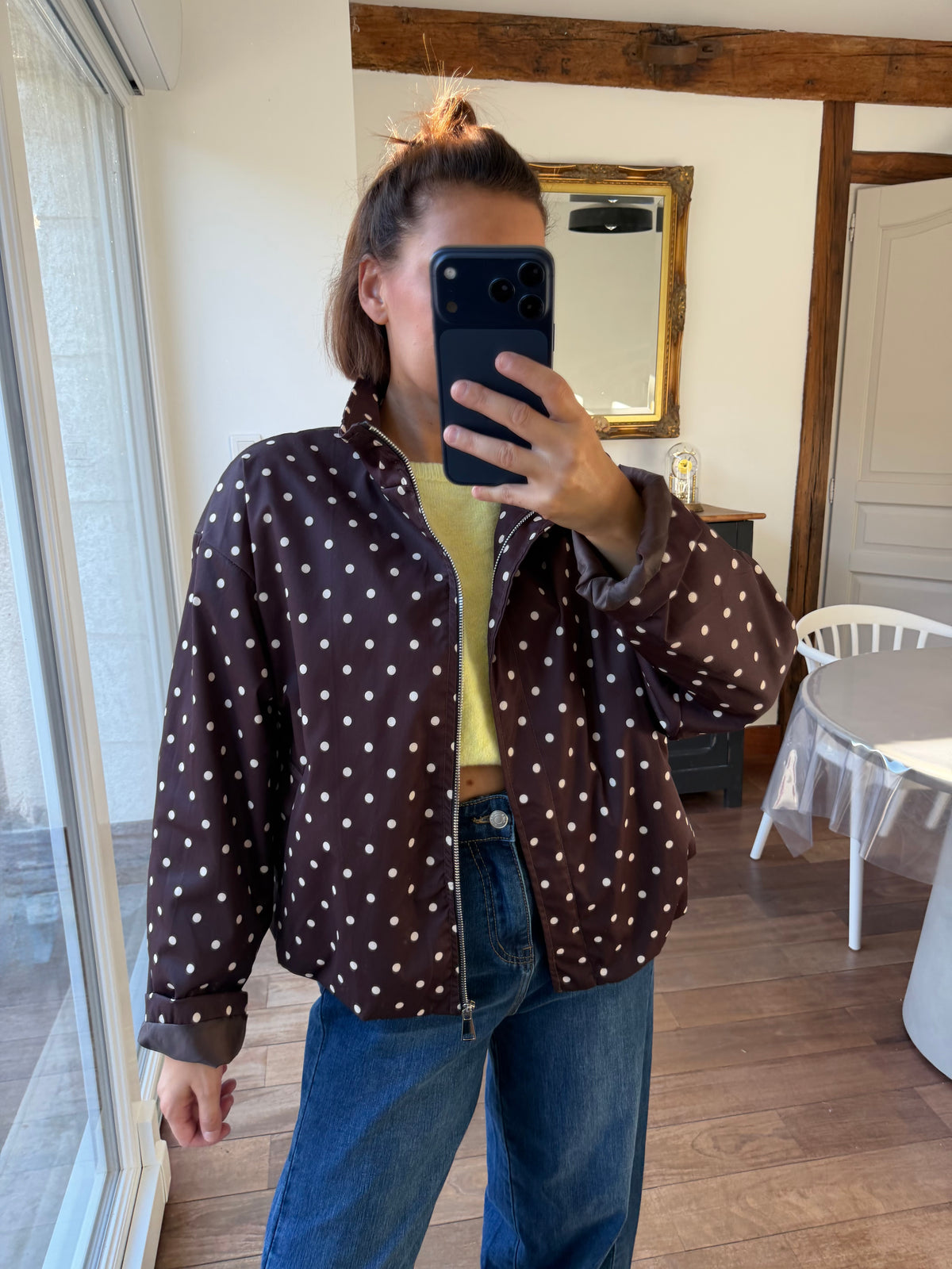 Veste César marron