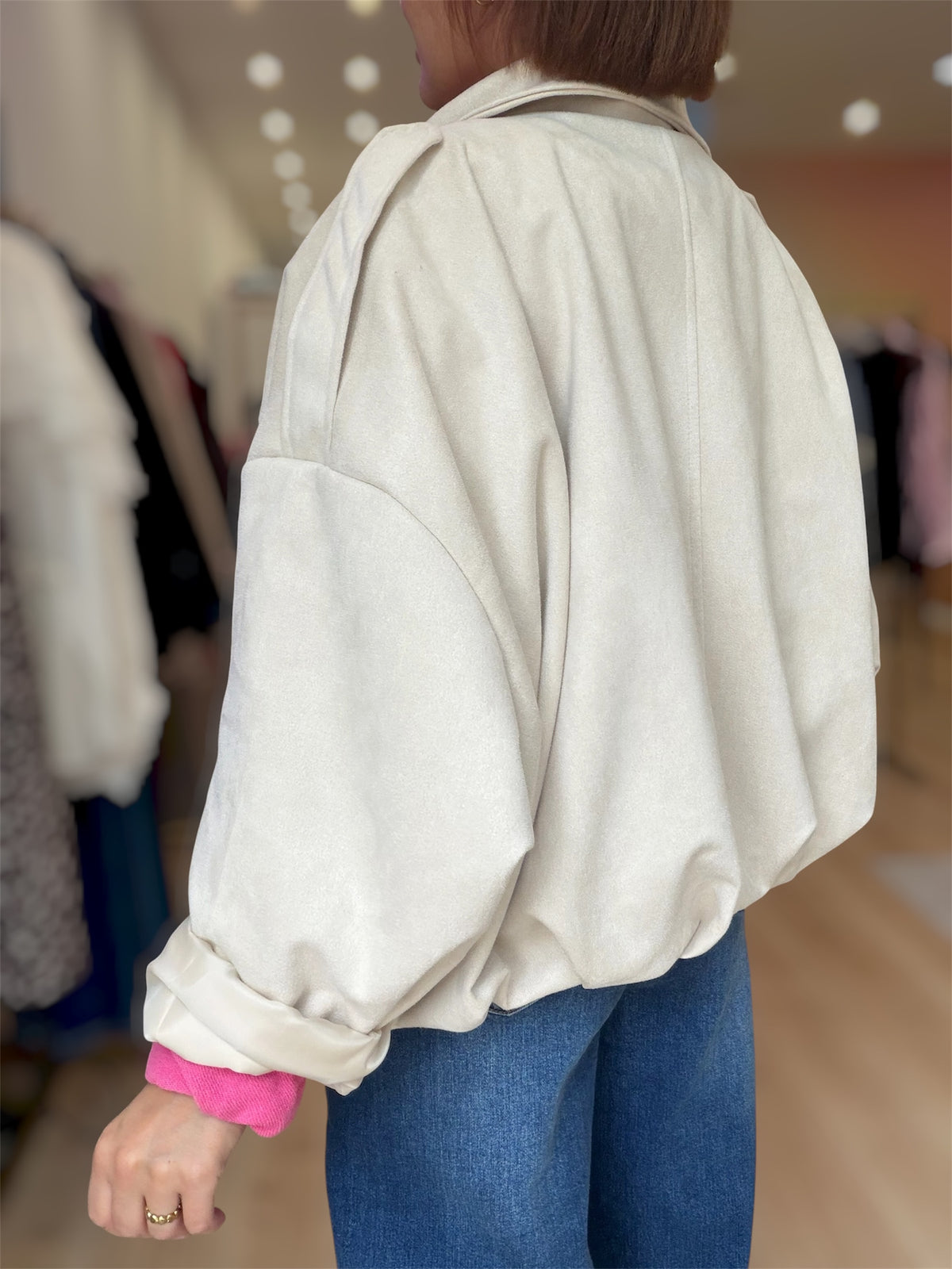 Bomber Brooke beige