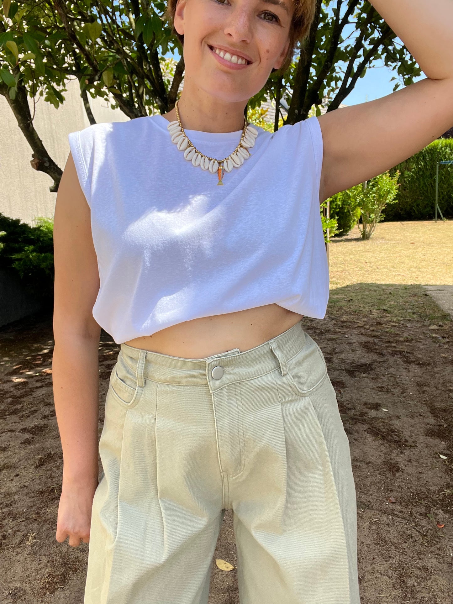 T-shirt Hortense blanc