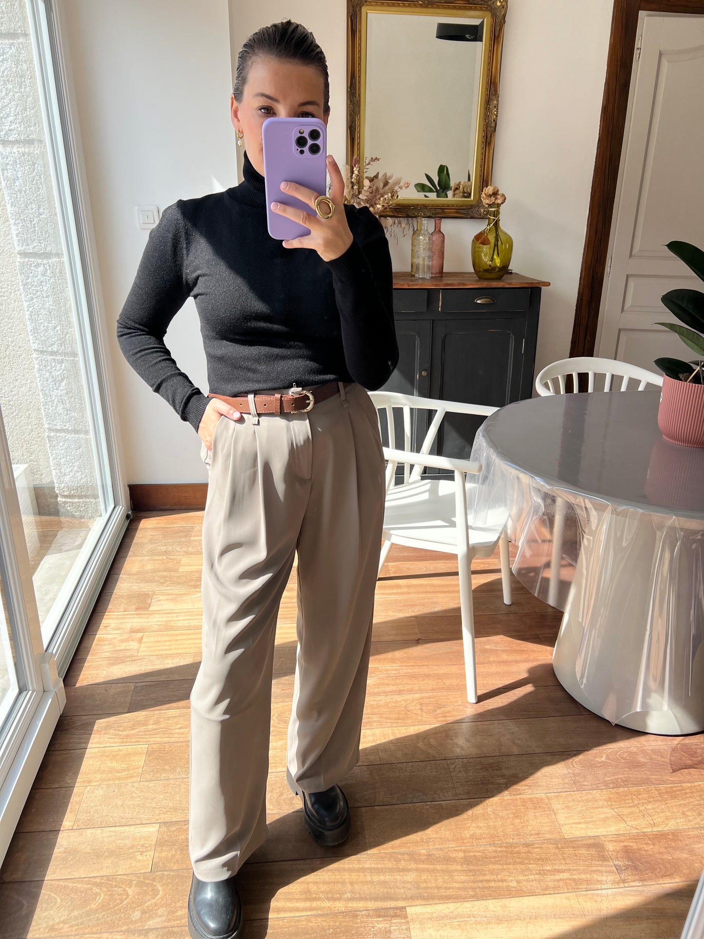 Pantalon Lauriane gris
