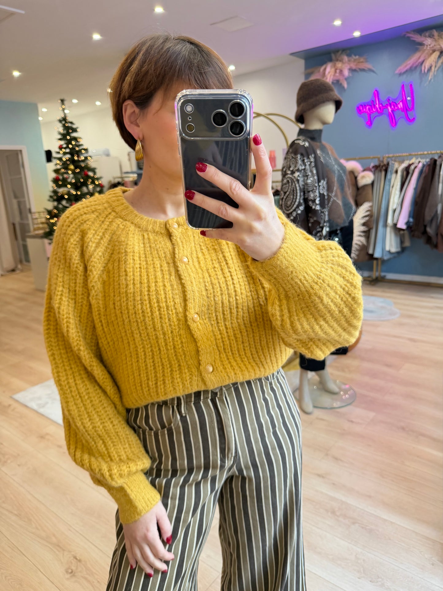 Gilet joy ocre