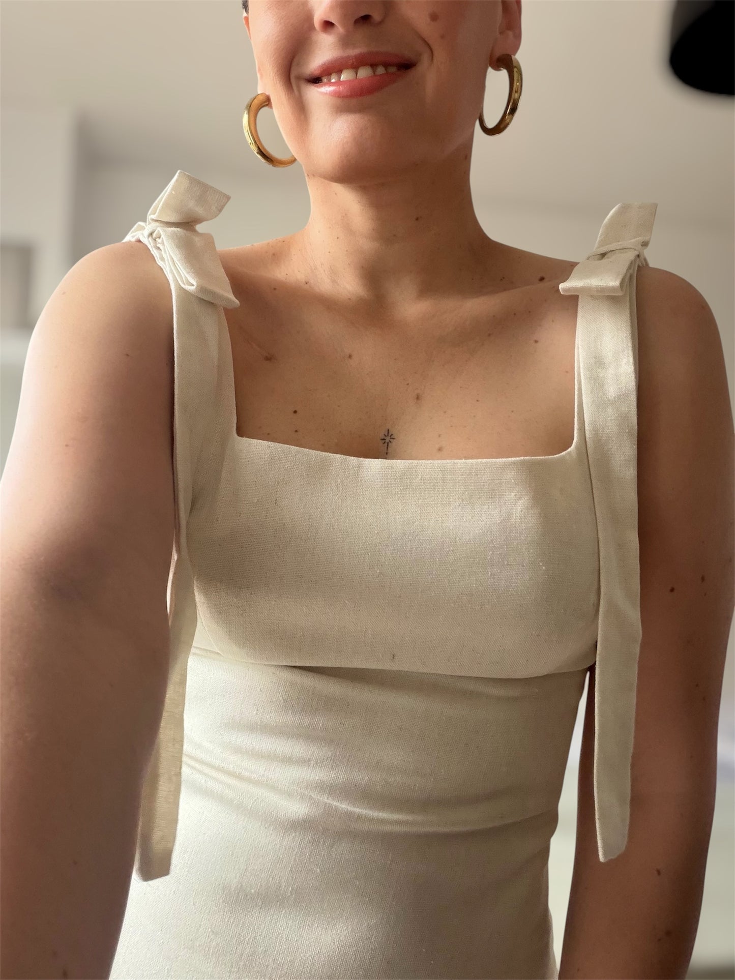 Robe Amélia Beige