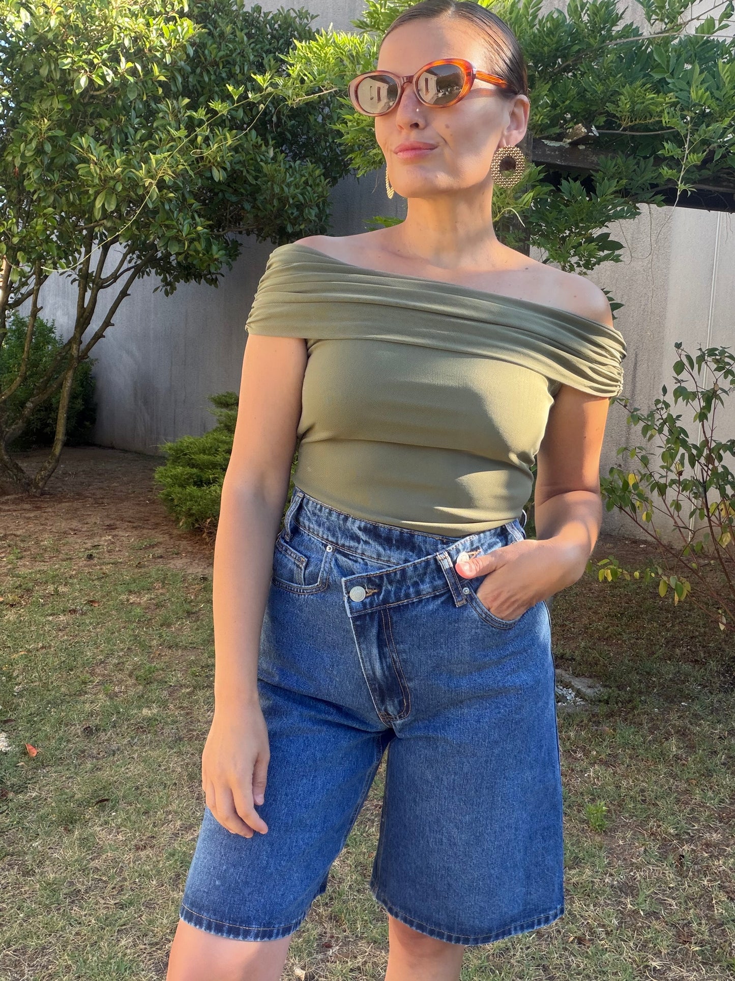Bermuda jeans Loïs