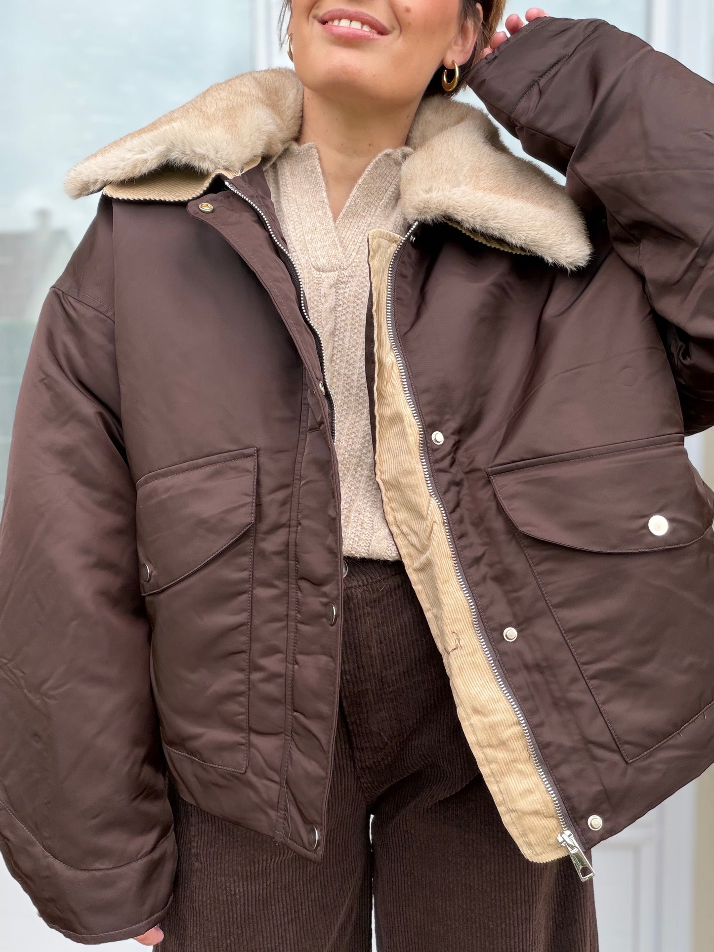 Manteau Nova chocolat