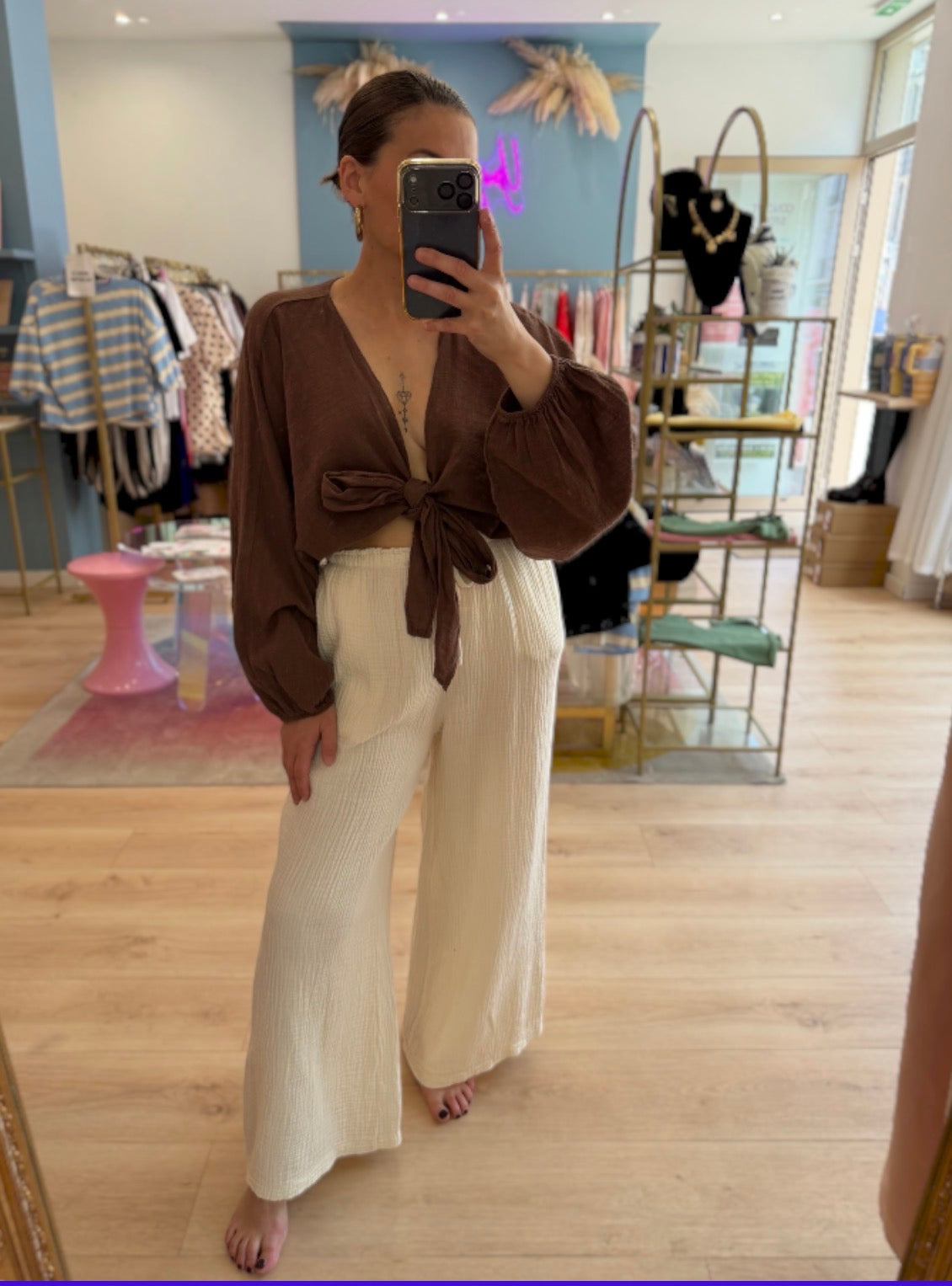 Pantalon Julio écru