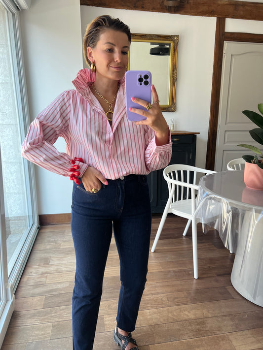 Chemise Garance rose