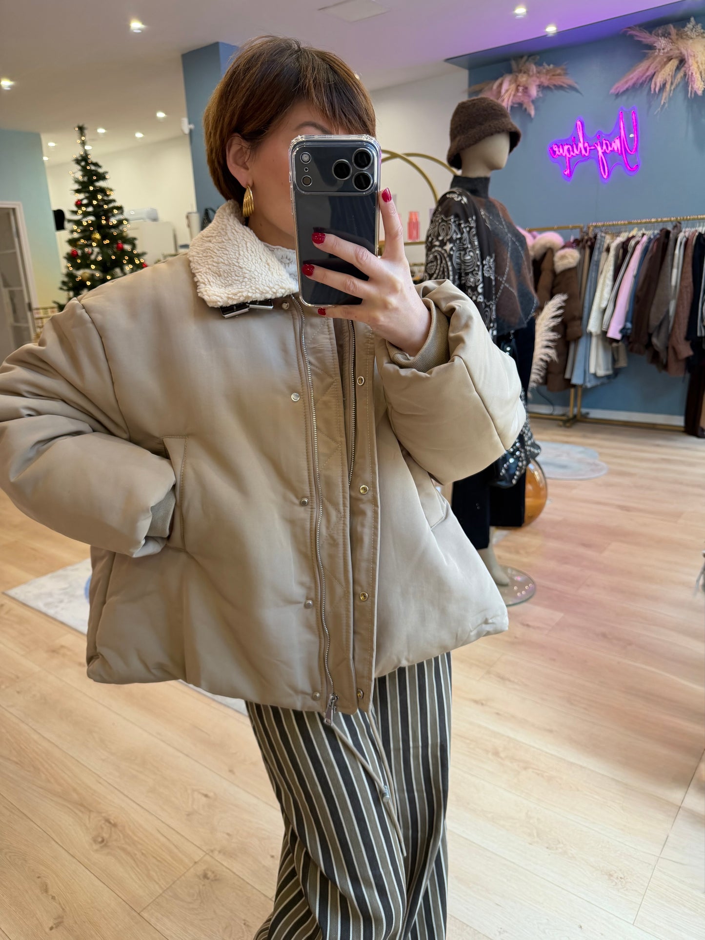 Manteau Perla beige