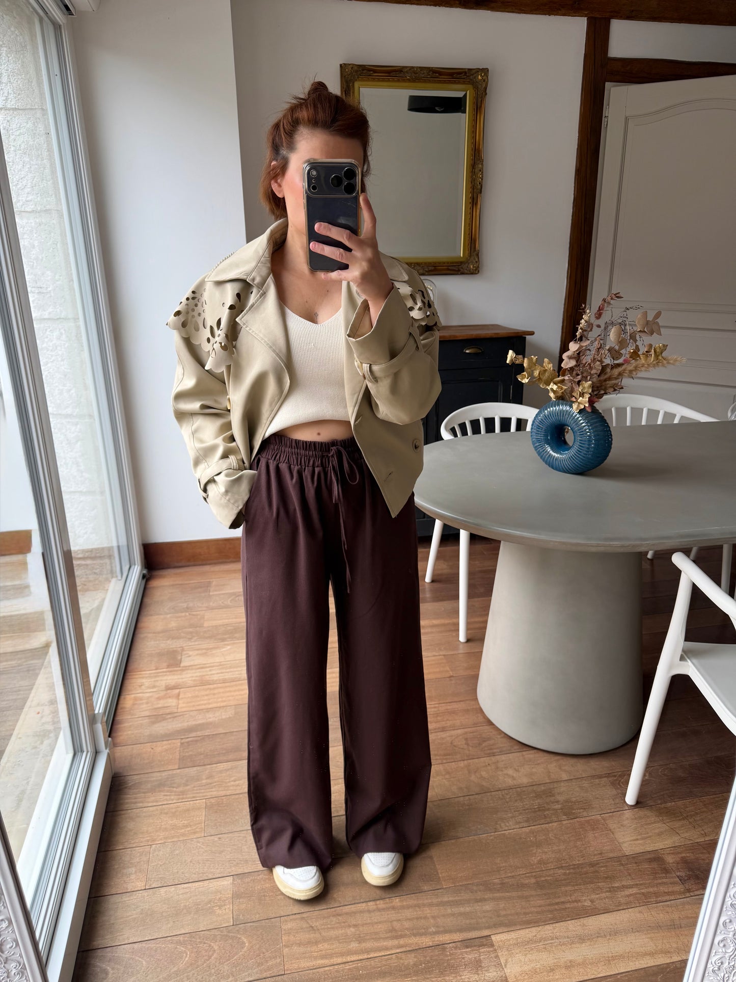 Ensemble  Jamy  marron