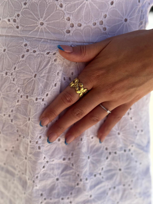 Bague fleur