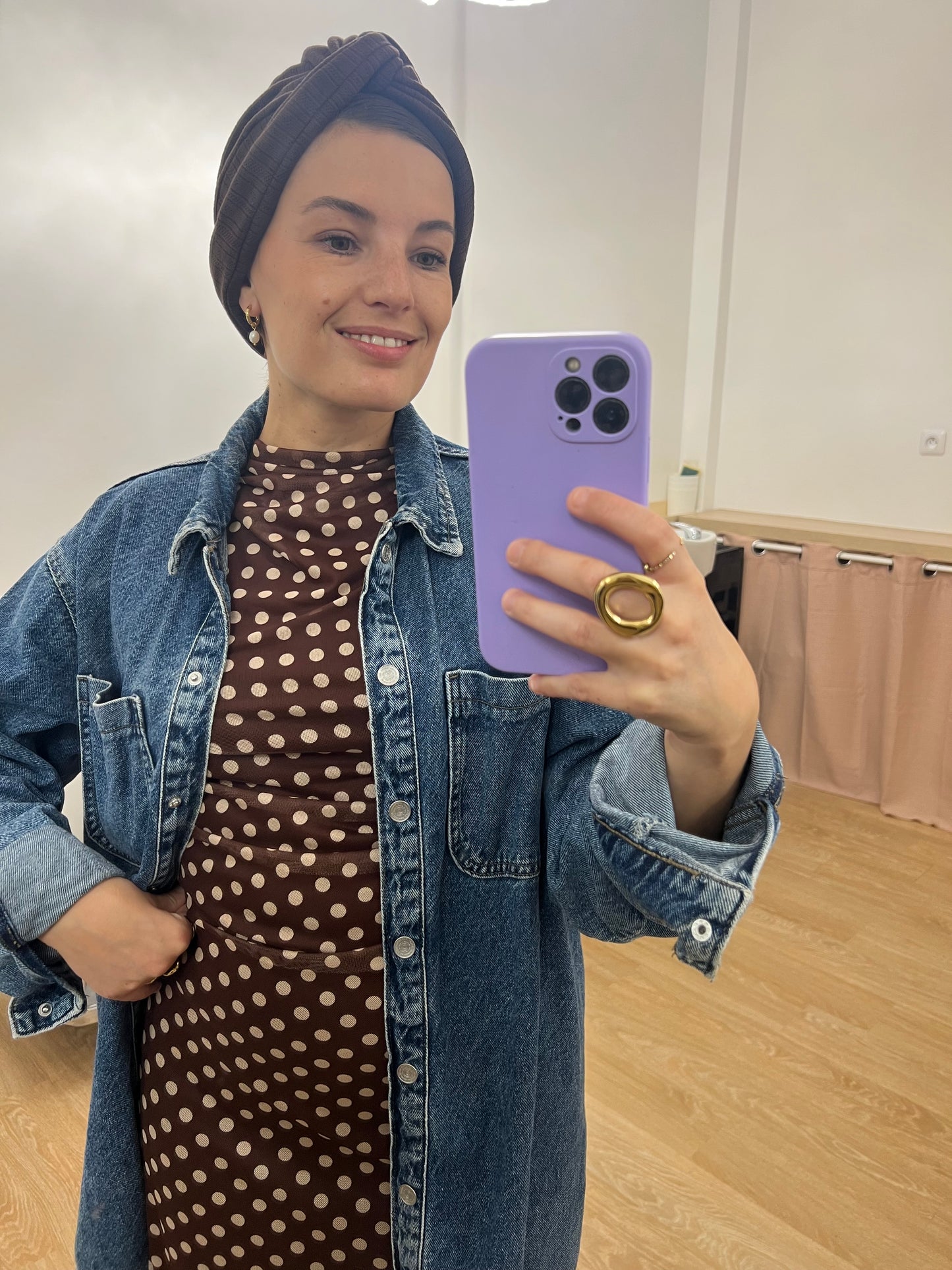 Turban Marie chocolat