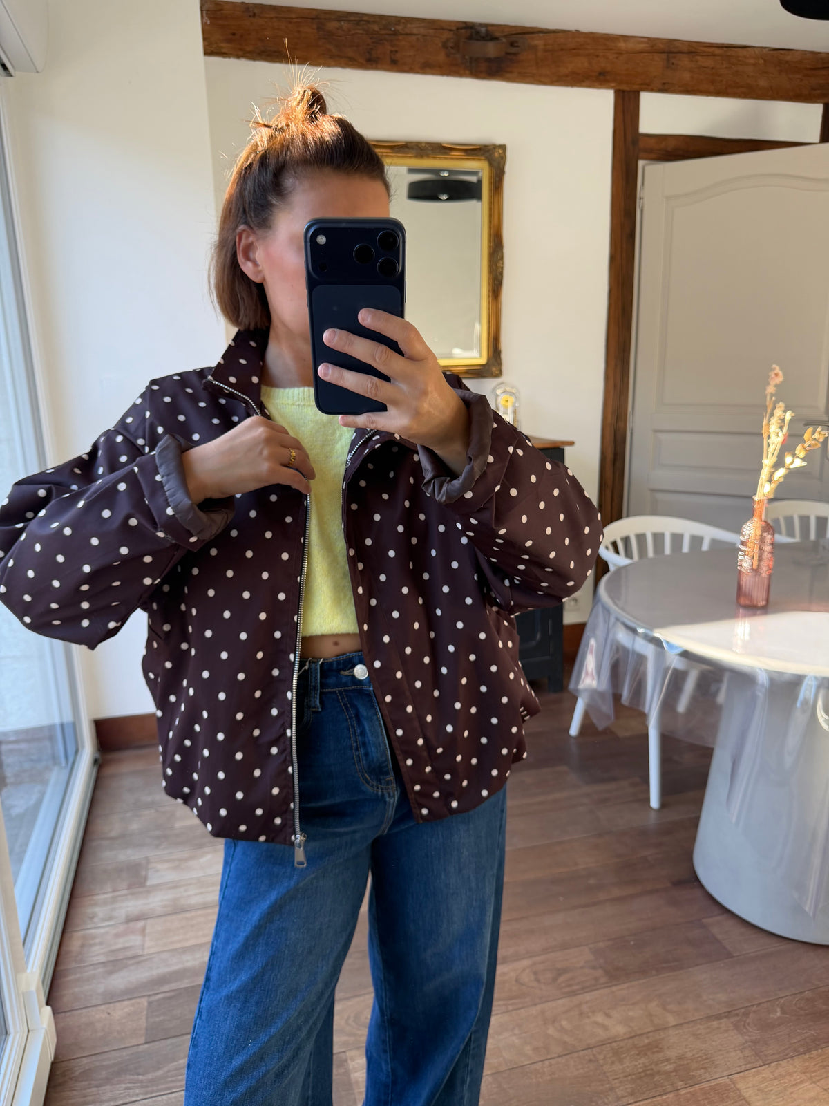 Veste César marron