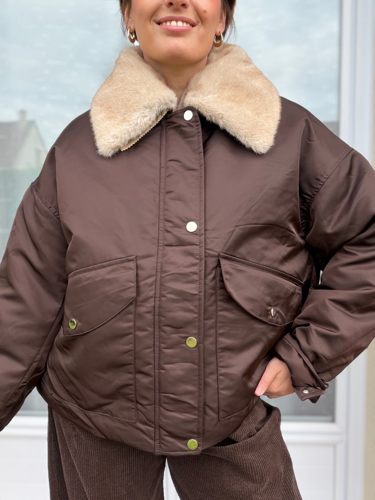 Manteau Nova chocolat