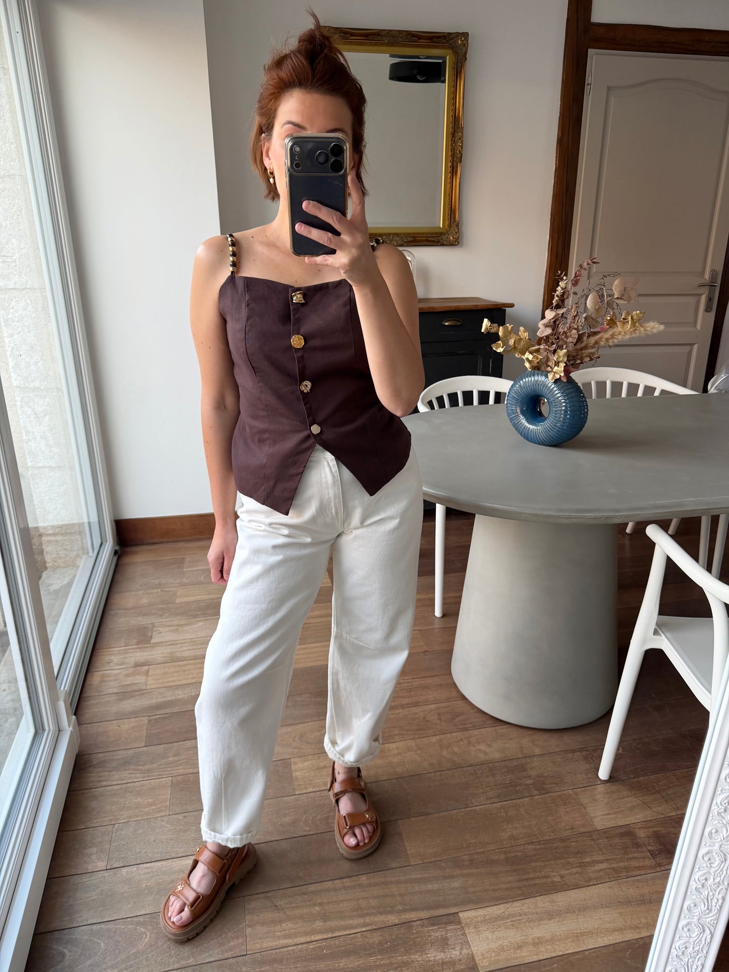 Ensemble  Jamy  marron