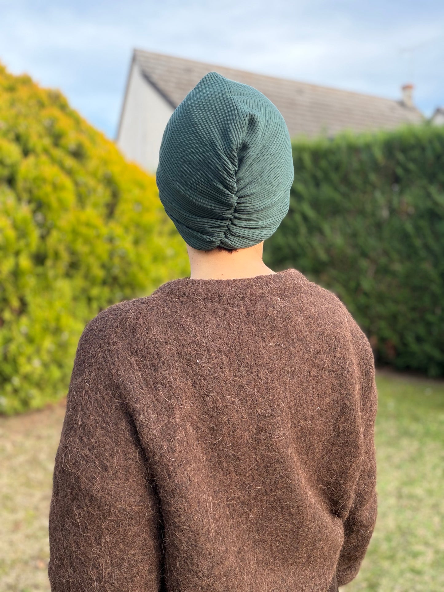 Turban Marie vert