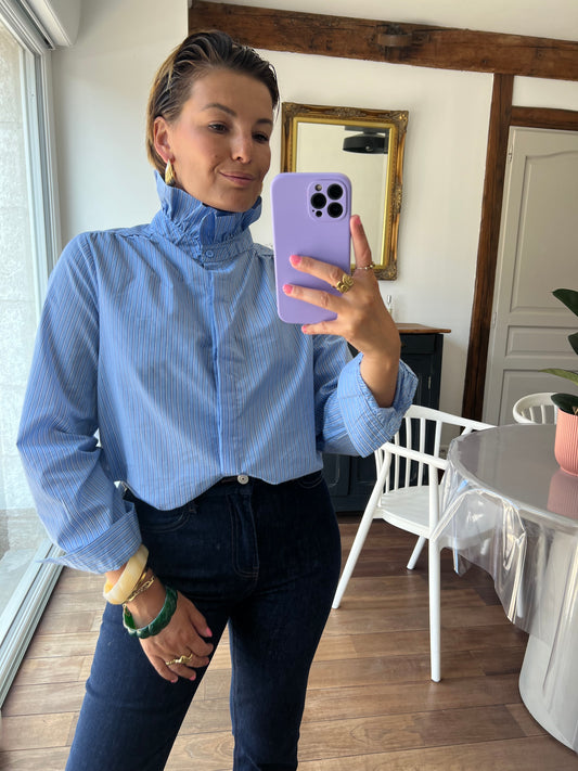 Chemise Garance bleu