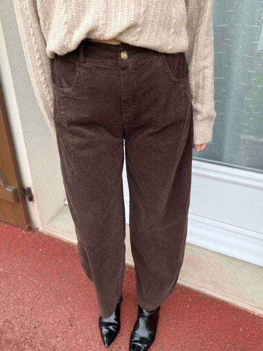 Pantalon BRUNE marron