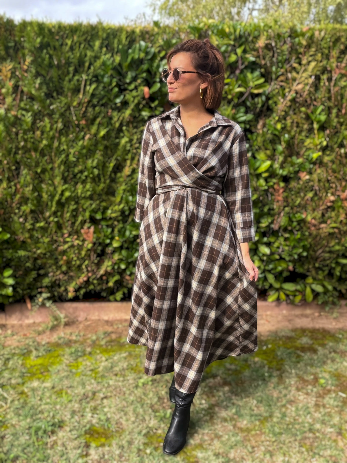 Robe lola marron