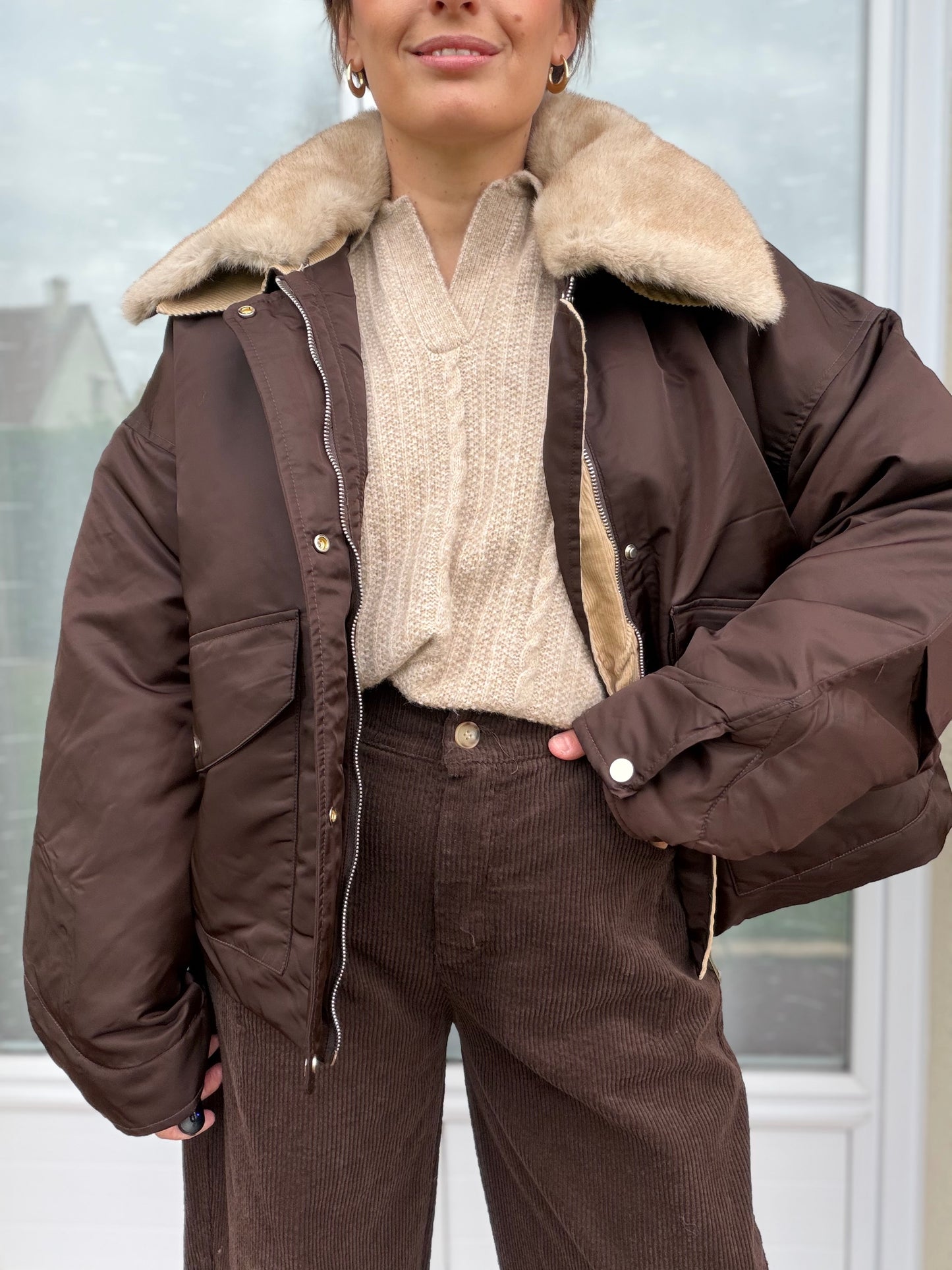 Manteau Nova chocolat