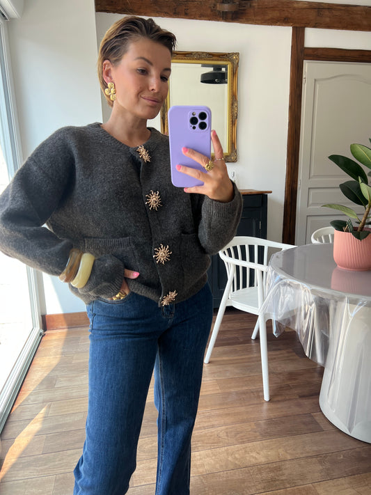 Gilet Carlie marron
